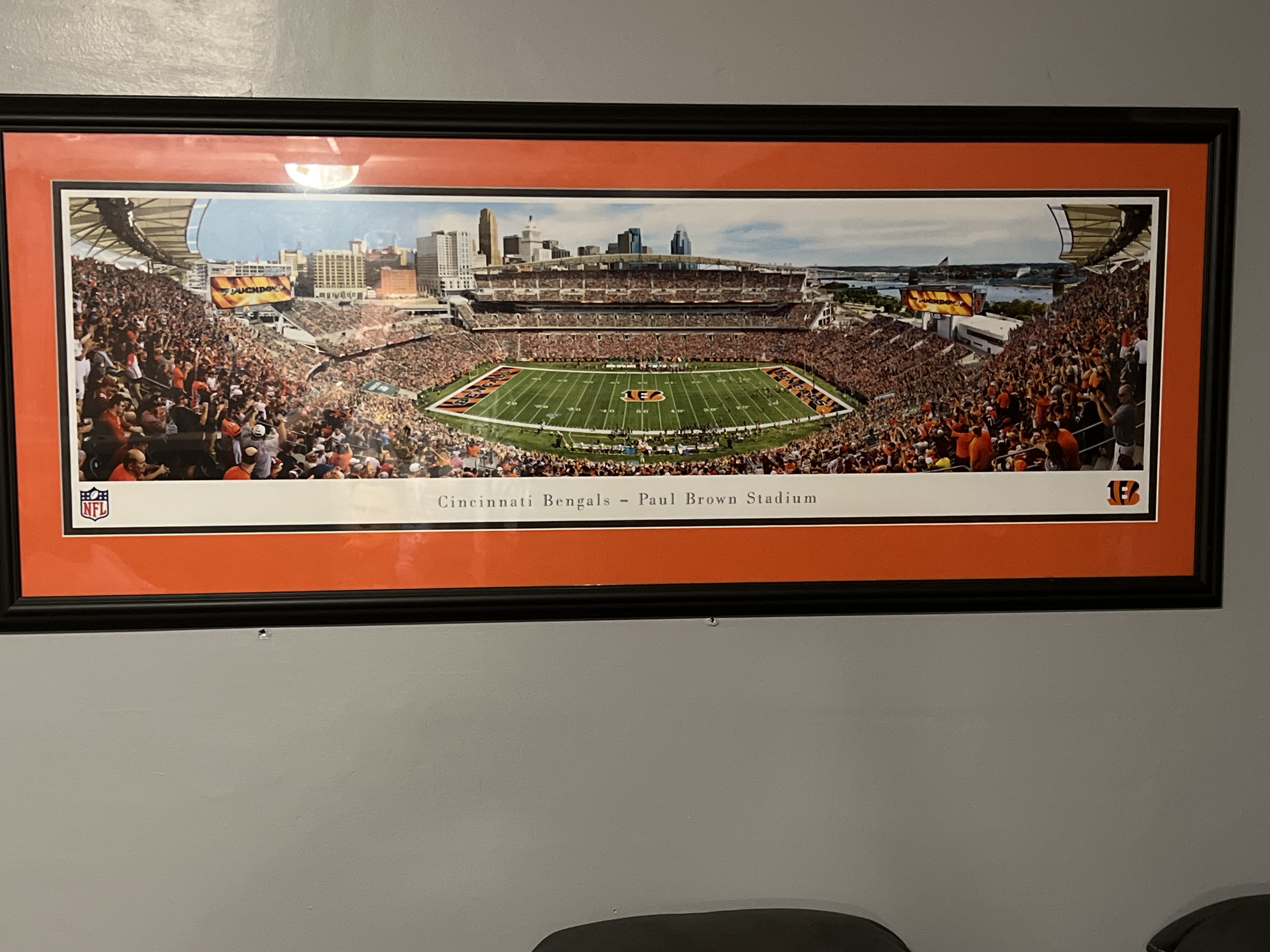 Cincinnati Bengals Paul Brown Stadium Panoramic Framed Print