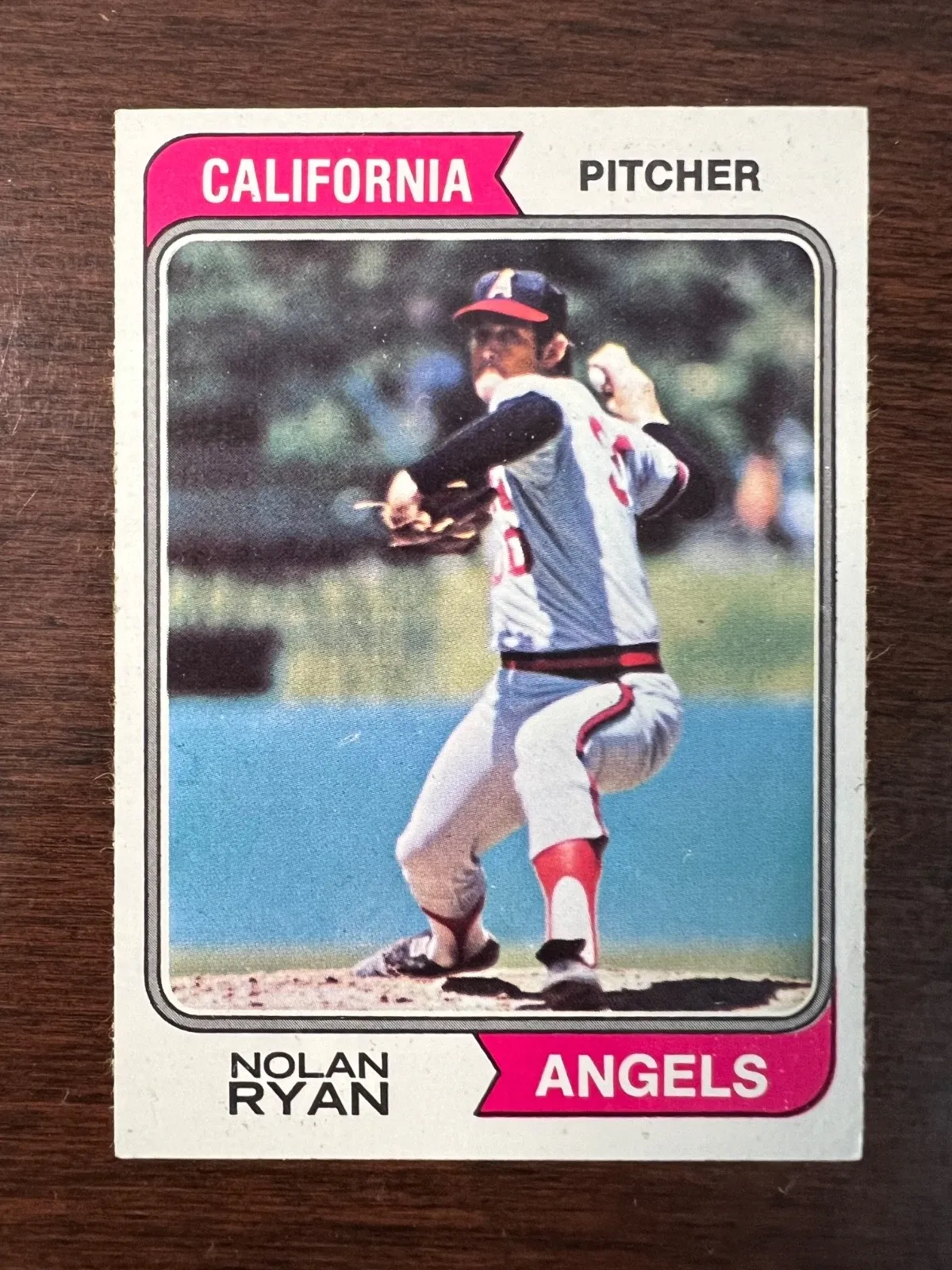 1974 Topps Nolan Ryan California Angels Baseball Card #20