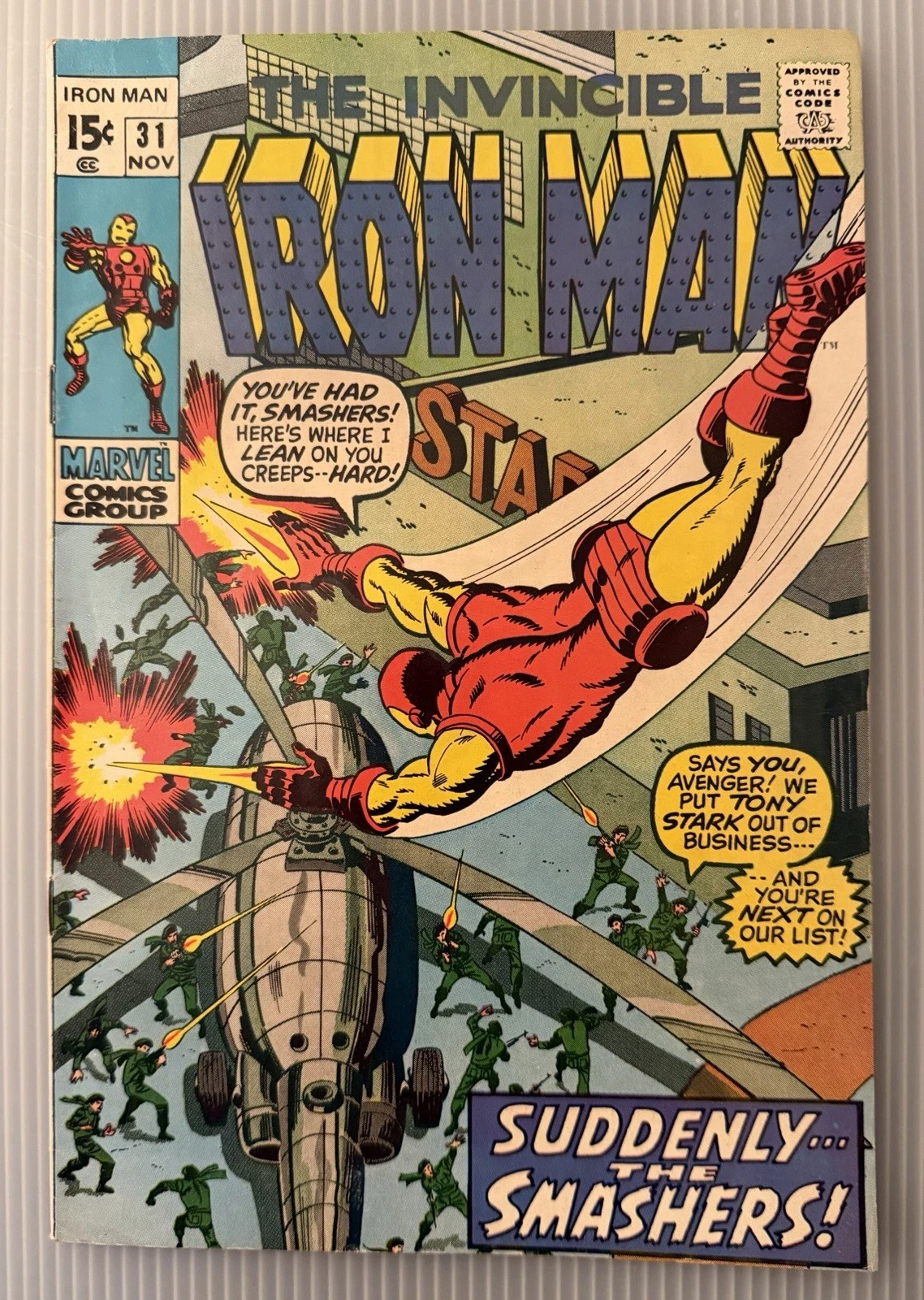 Silver Age Marvel Comics The Invincible Iron Man Group of 10 Comic Books thumbnail 3