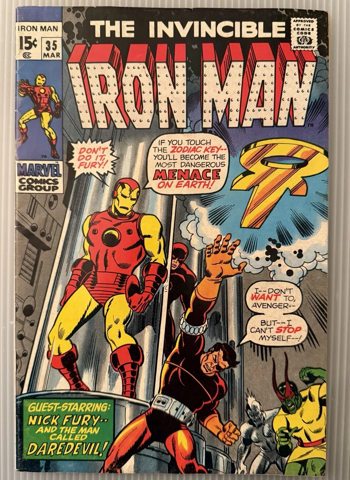 Silver Age Marvel Comics The Invincible Iron Man Group of 10 Comic Books thumbnail 10