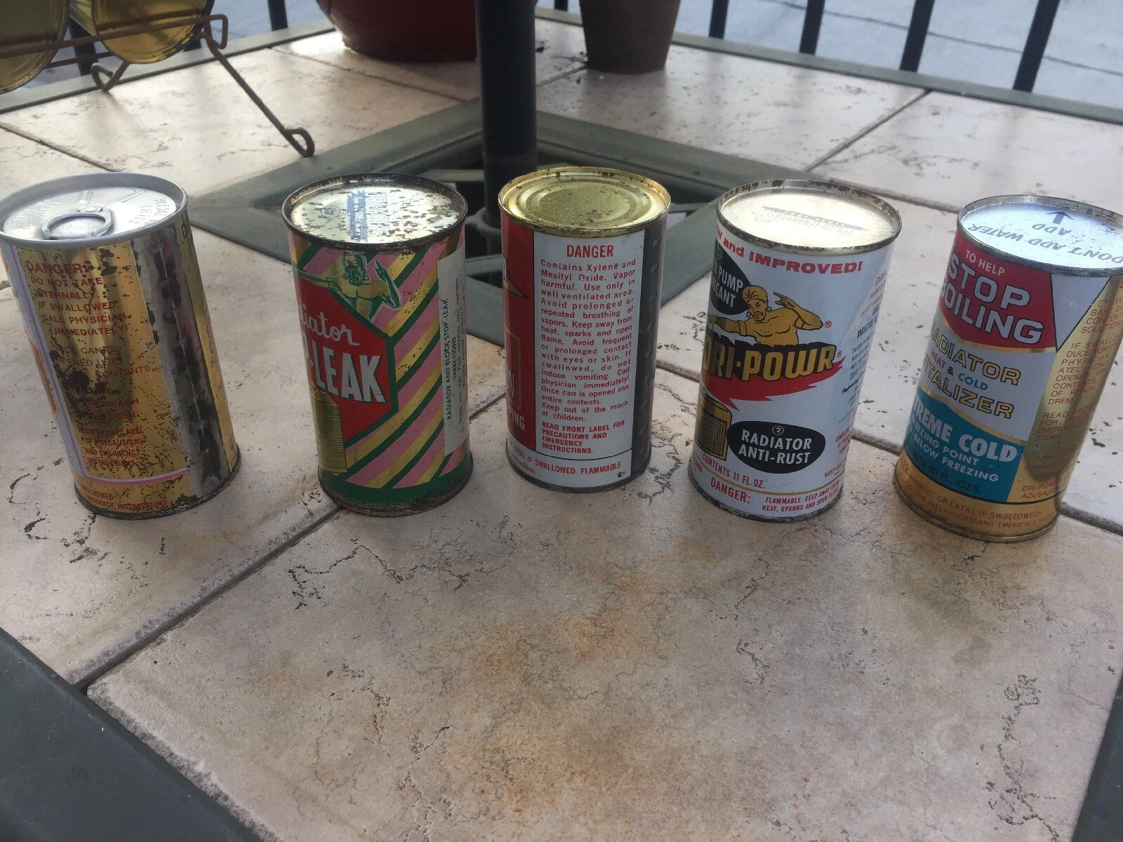 Vintage Dri-Powr Automotive Additive Display Rack with Cans thumbnail 4