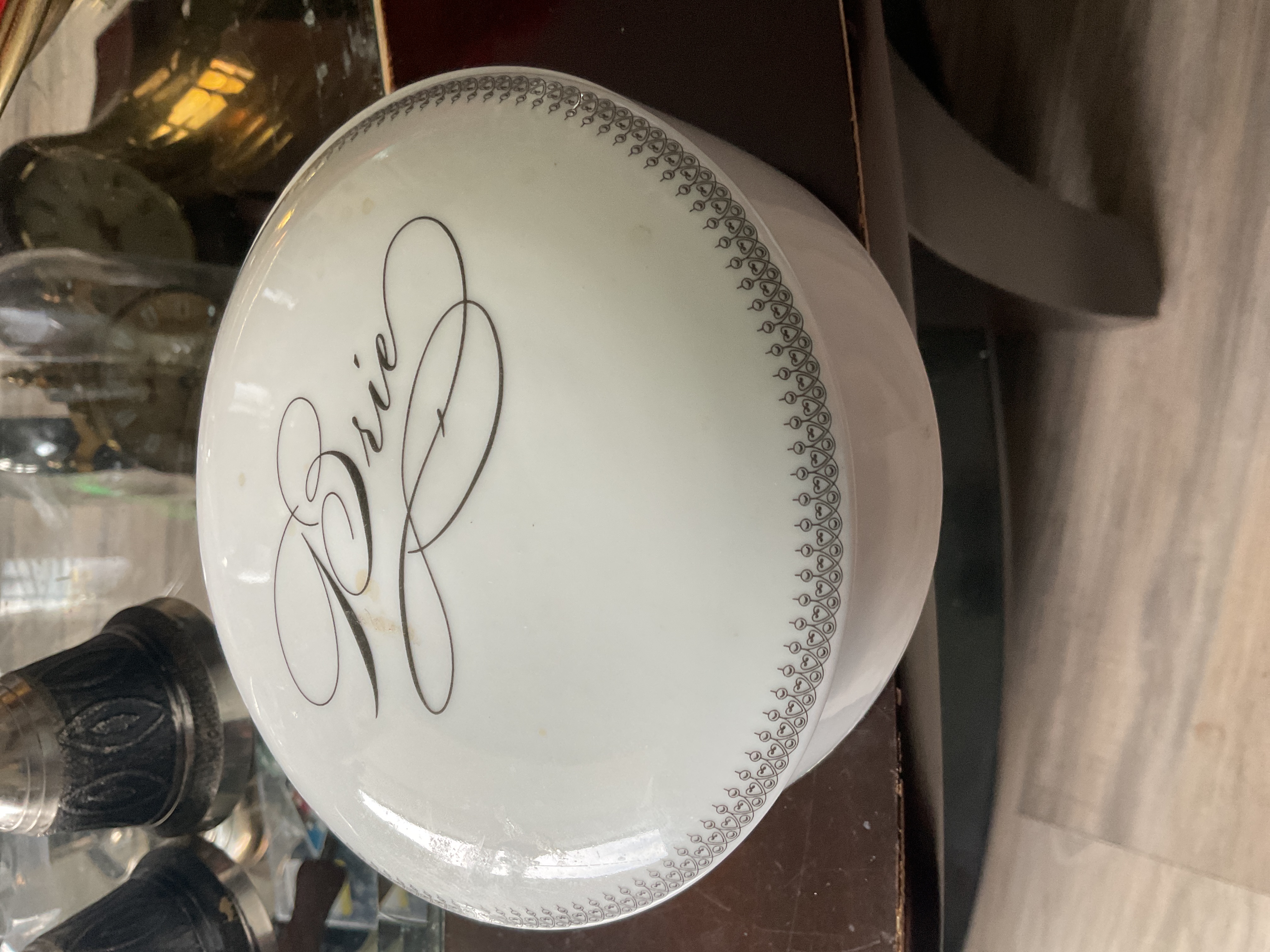Victorian Porcelain 'Brie' Cheese Keeper