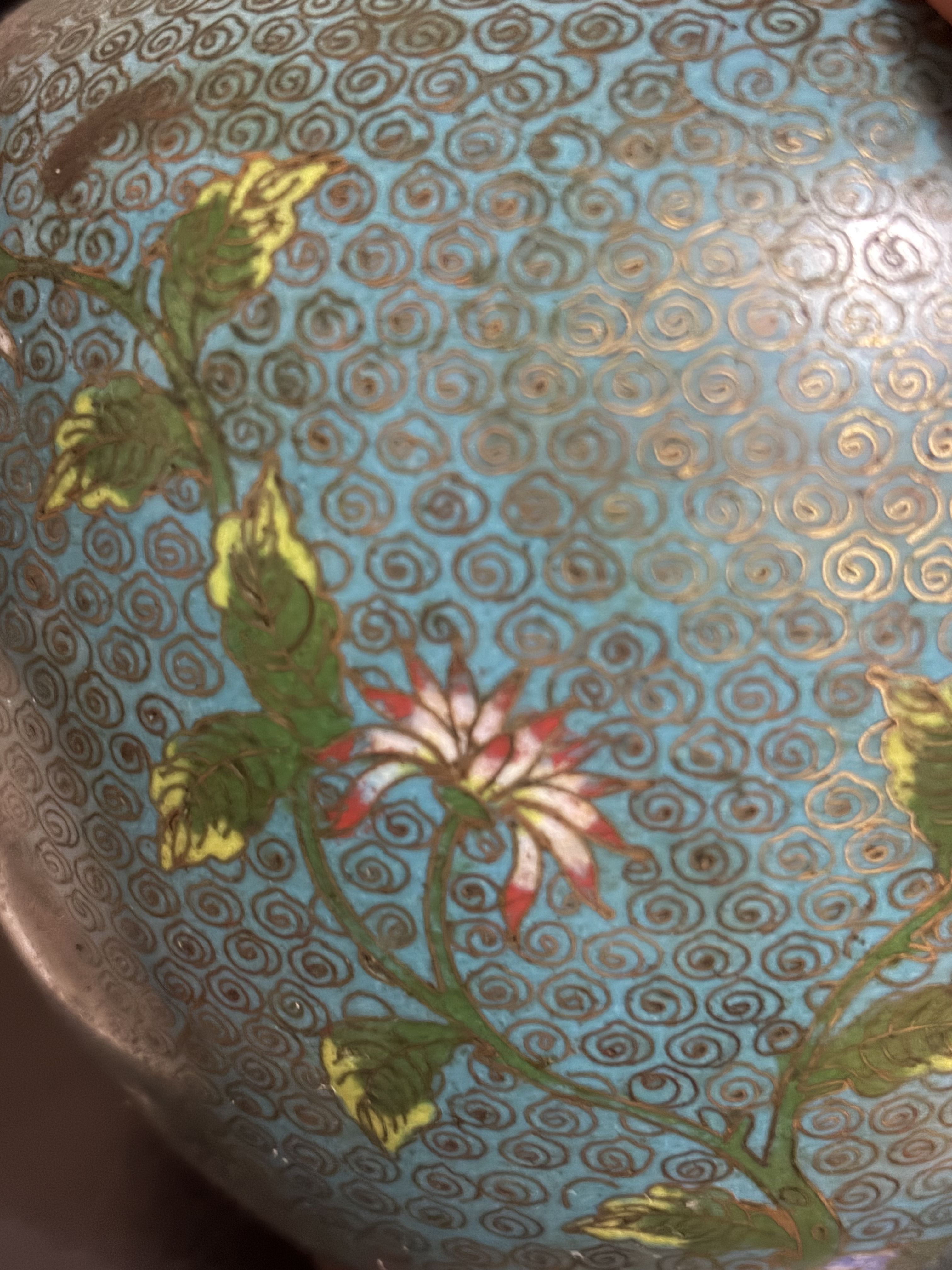 Chinese 20th Century Cloisonné Enamel Lidded Jar thumbnail 3