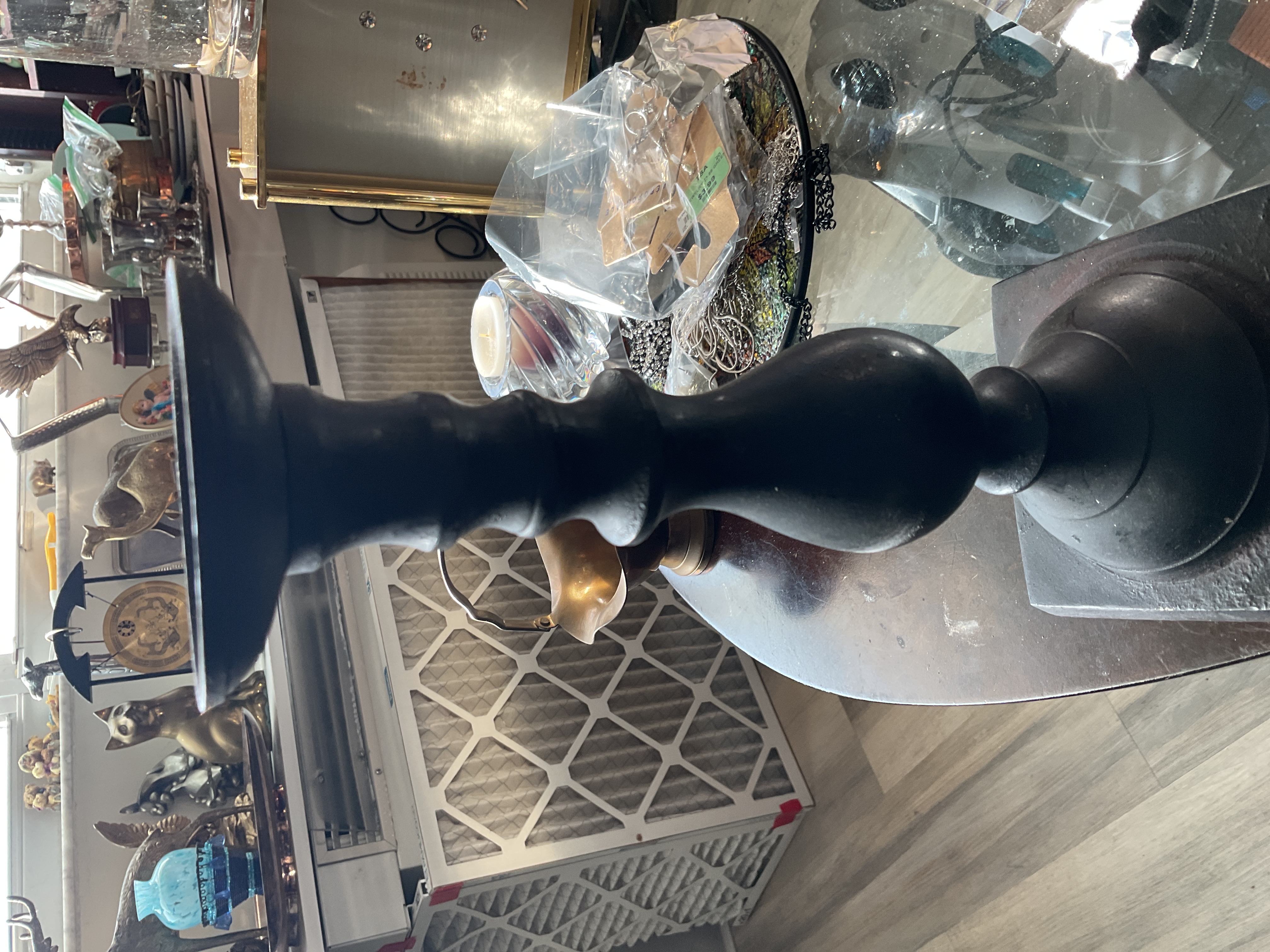 Victorian Cast Iron Candlestick