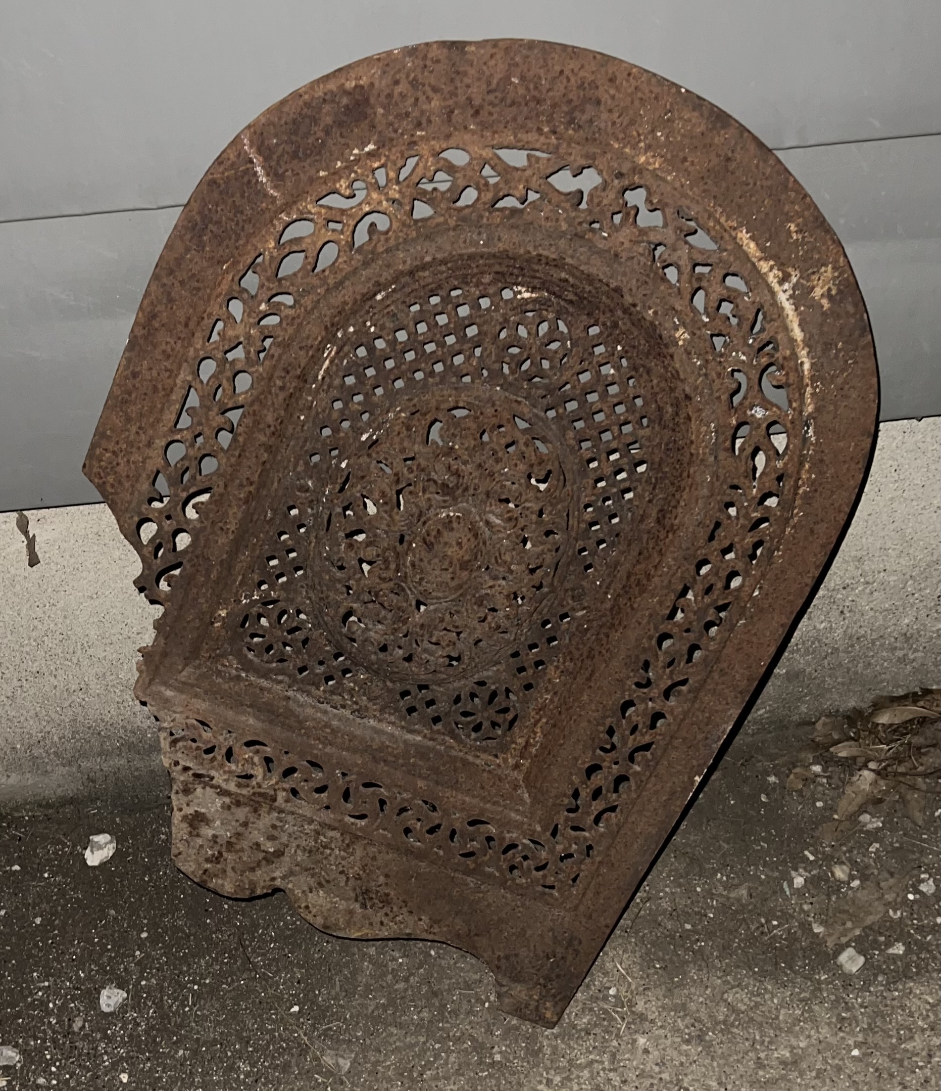 Victorian Cast Iron Decorative Stove Panel