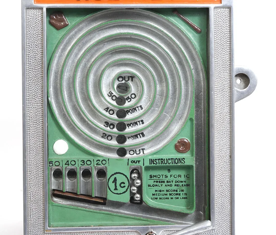 American Mid-Century Period Roll-Et Coin-Operated Skill Game thumbnail 2