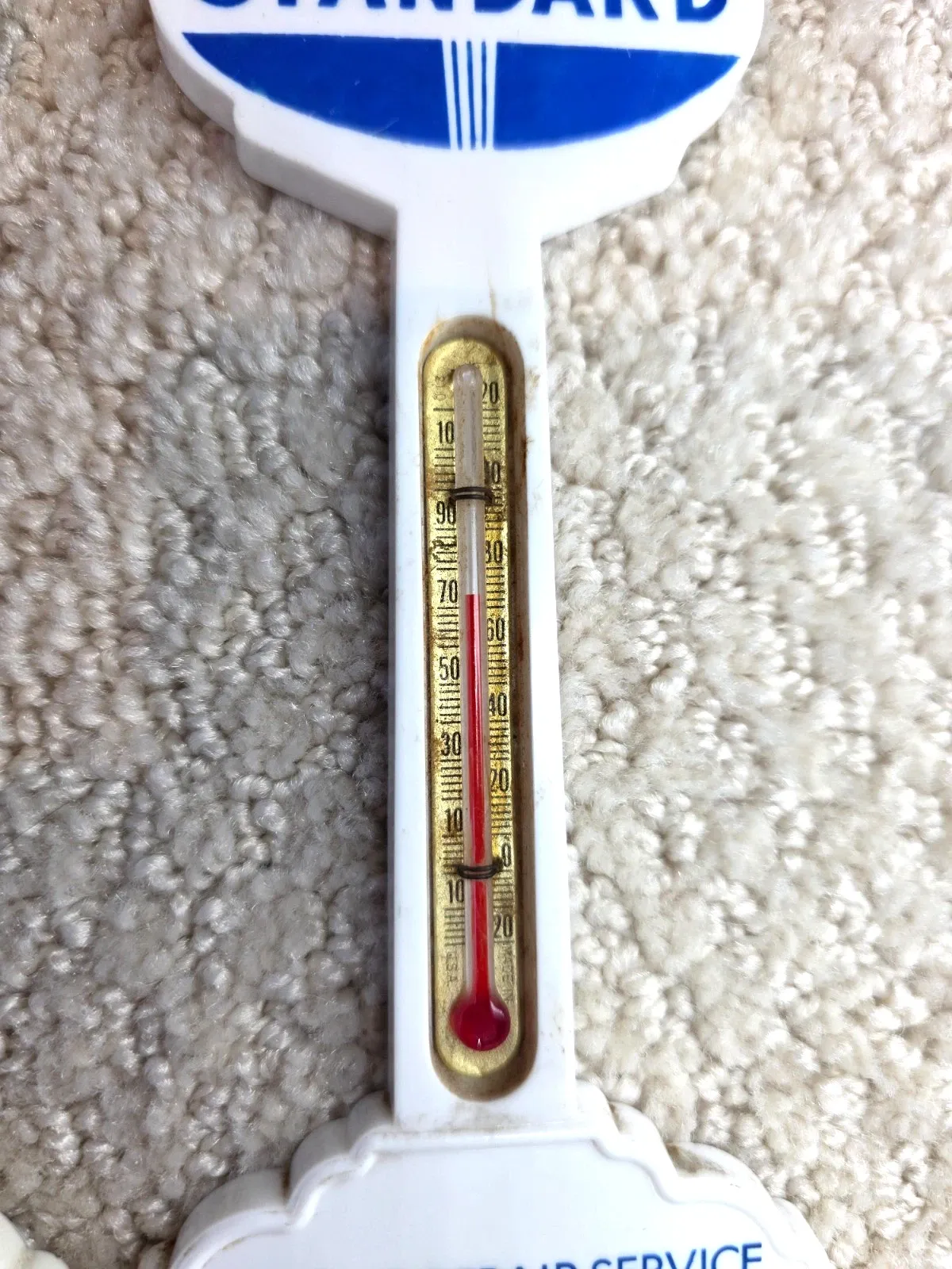 Mid-Century Gasoline Advertising Thermometer Set thumbnail 8