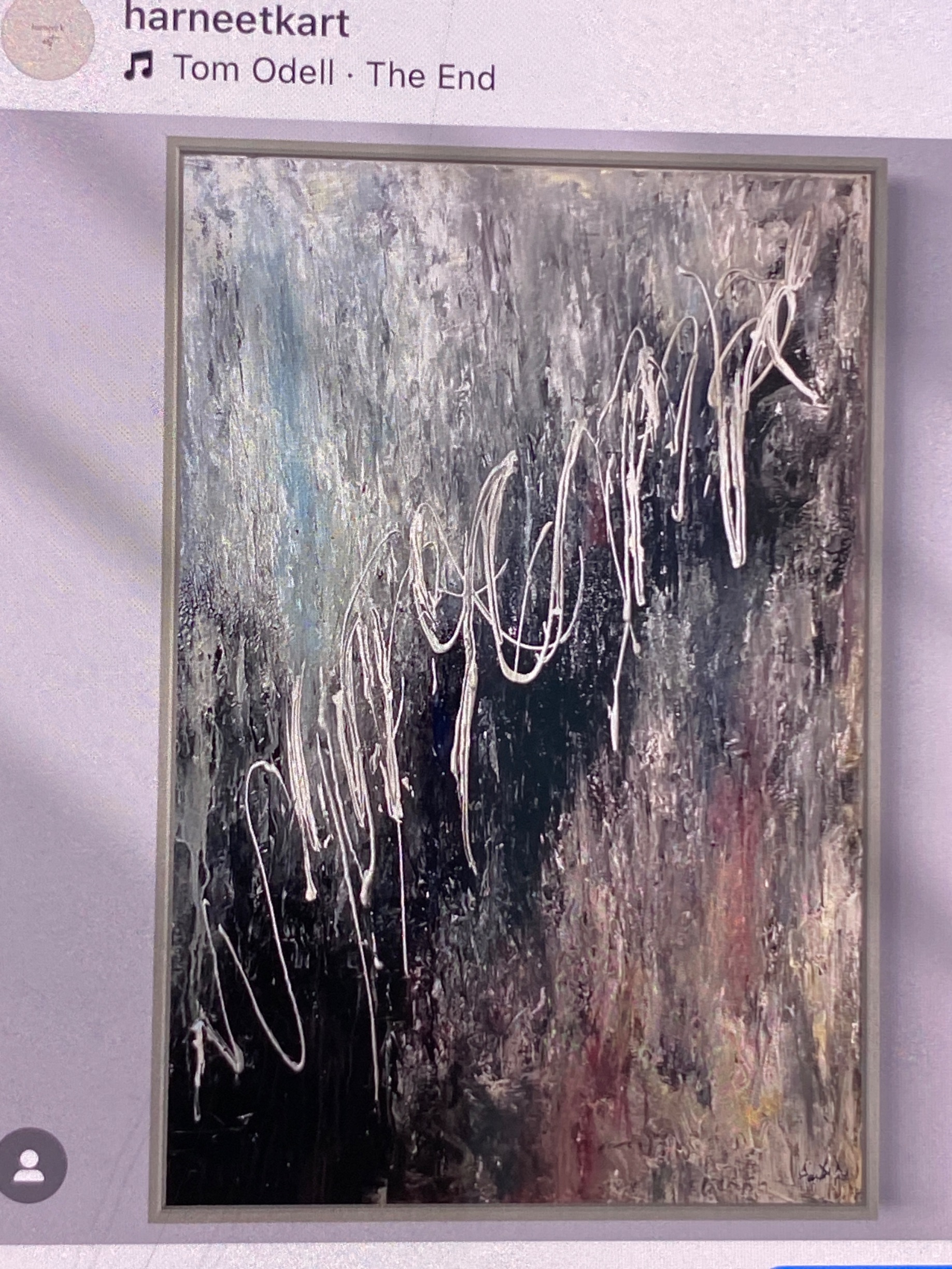 Contemporary Abstract Expressionist Oil Painting