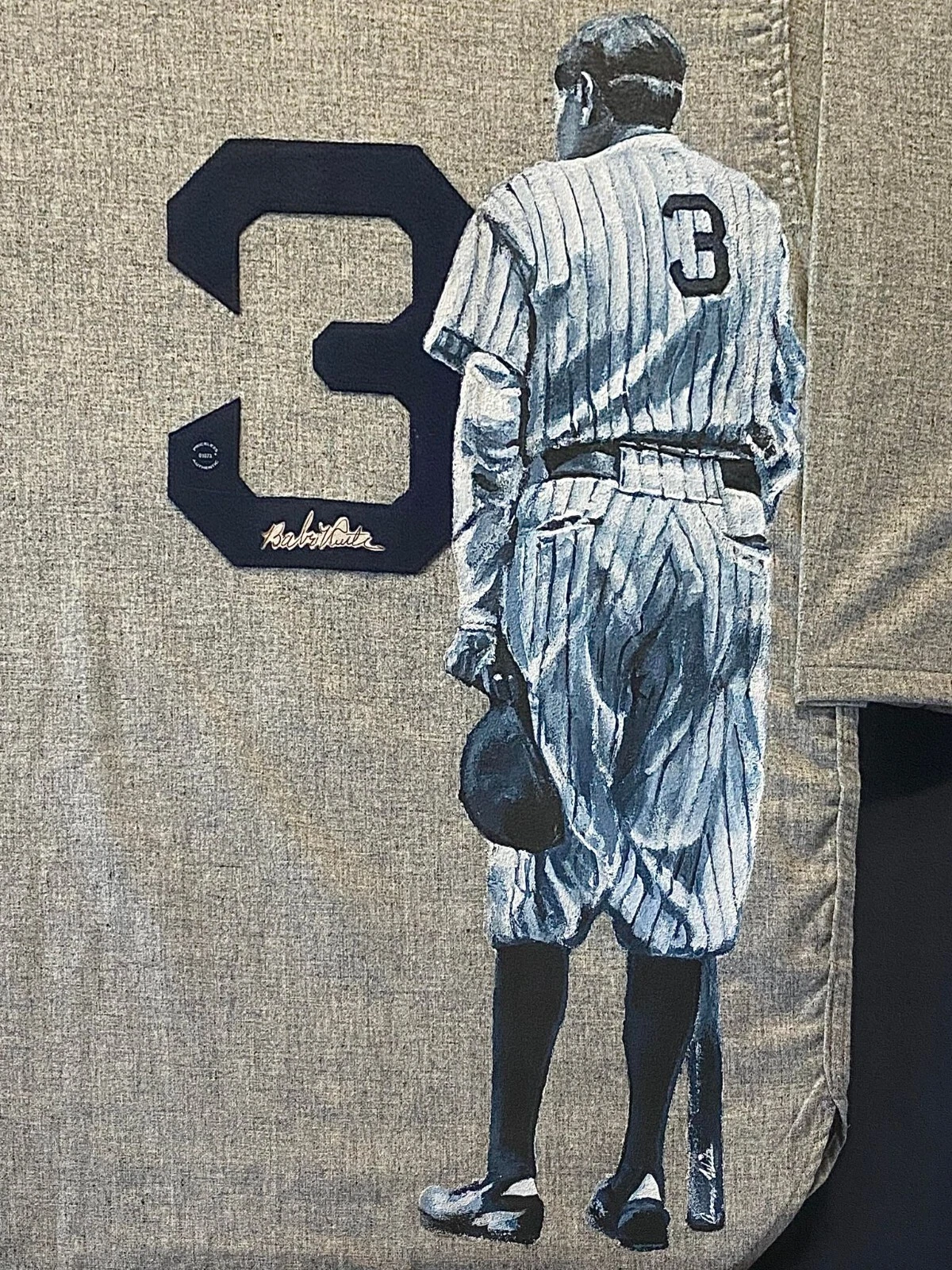 Babe Ruth Memorabilia Jersey Display thumbnail 2