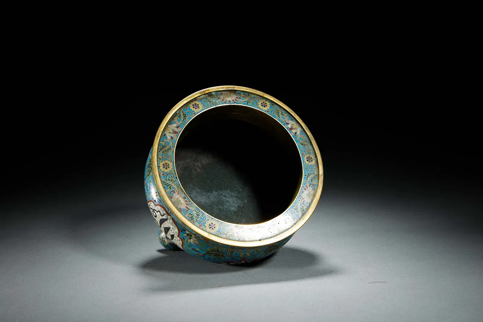 Qing Style Cloisonné Enamel Incense Burner thumbnail 5