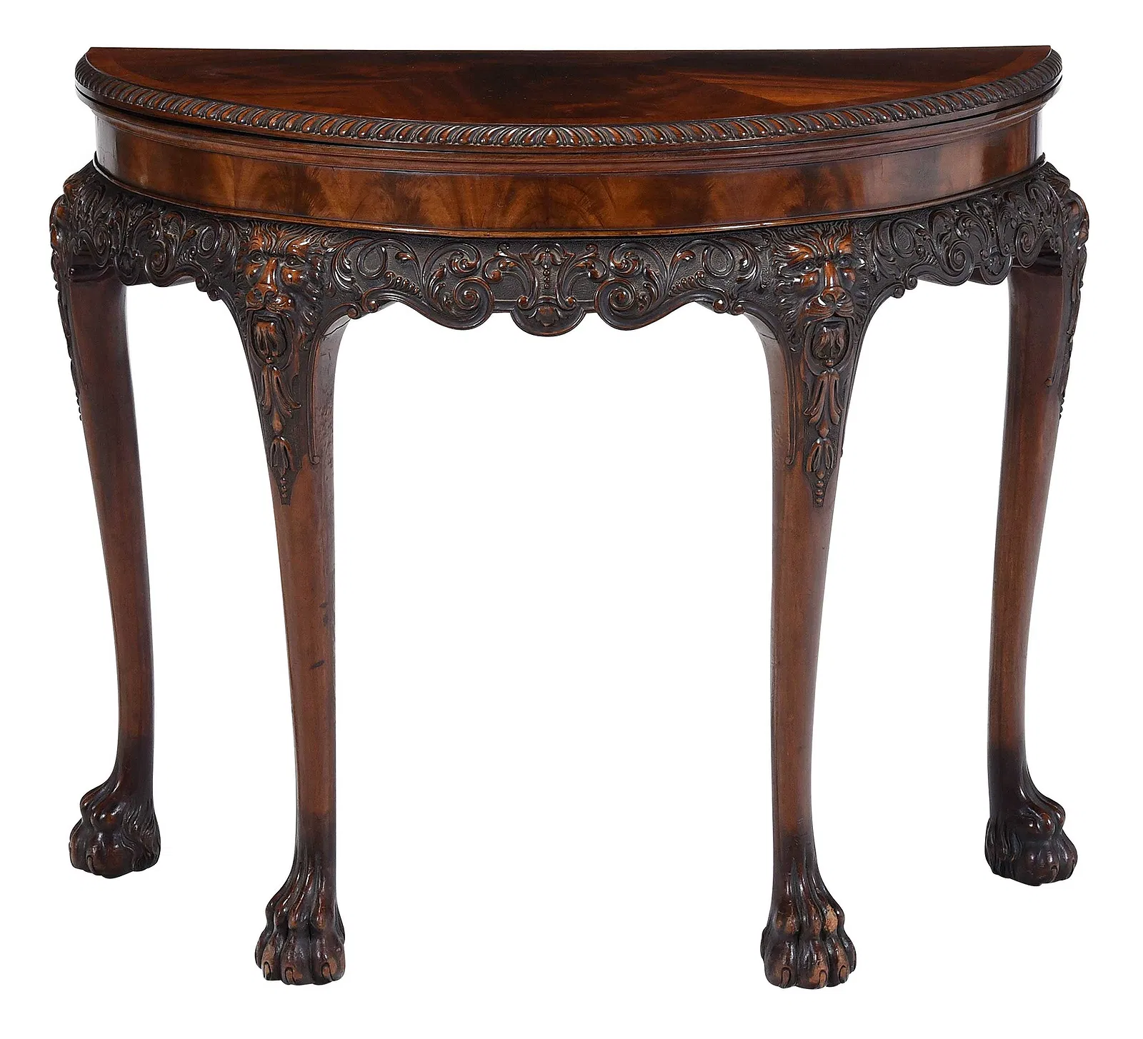 Victorian Mahogany Card Table thumbnail 3
