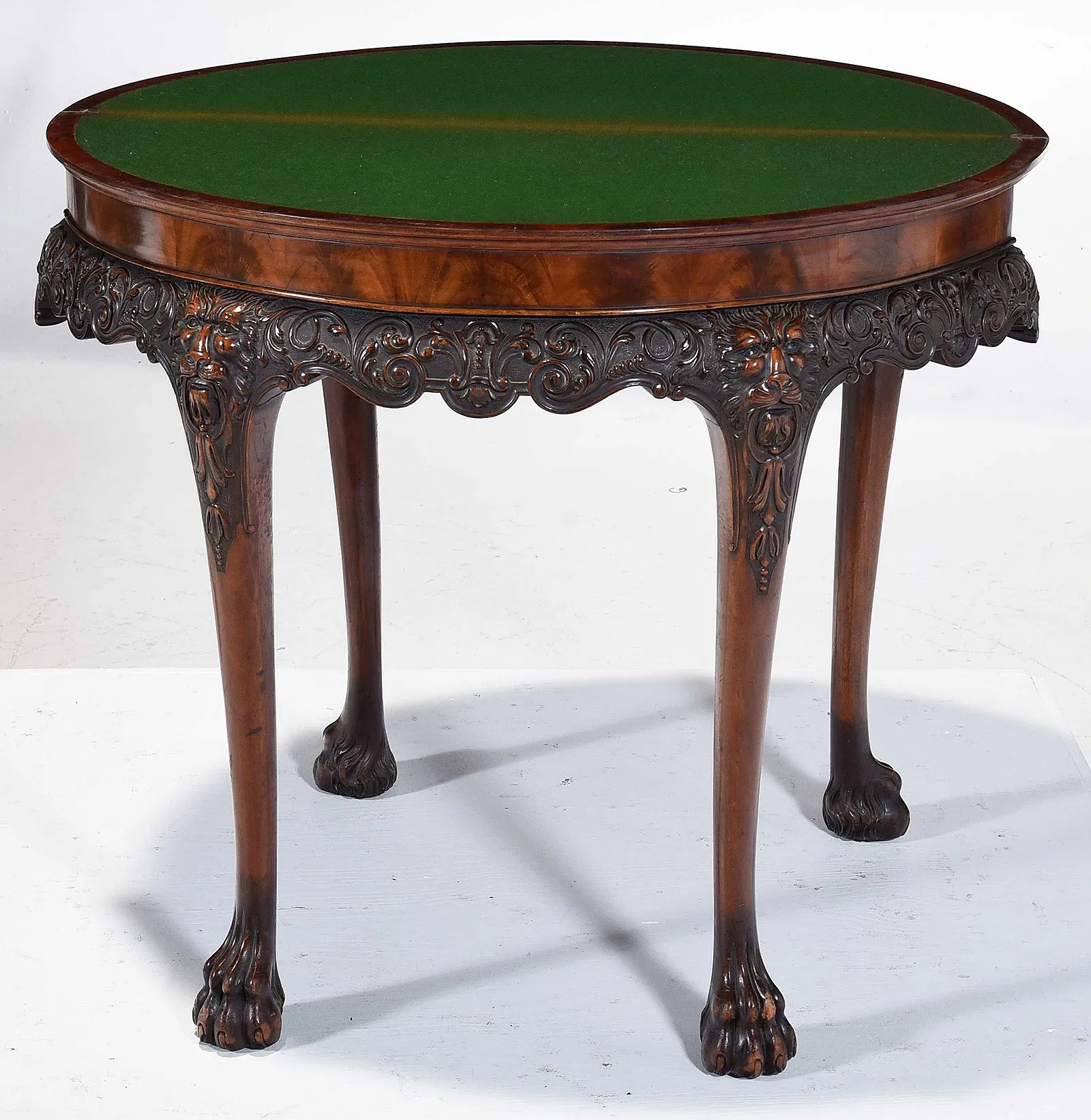 Victorian Mahogany Card Table thumbnail 8