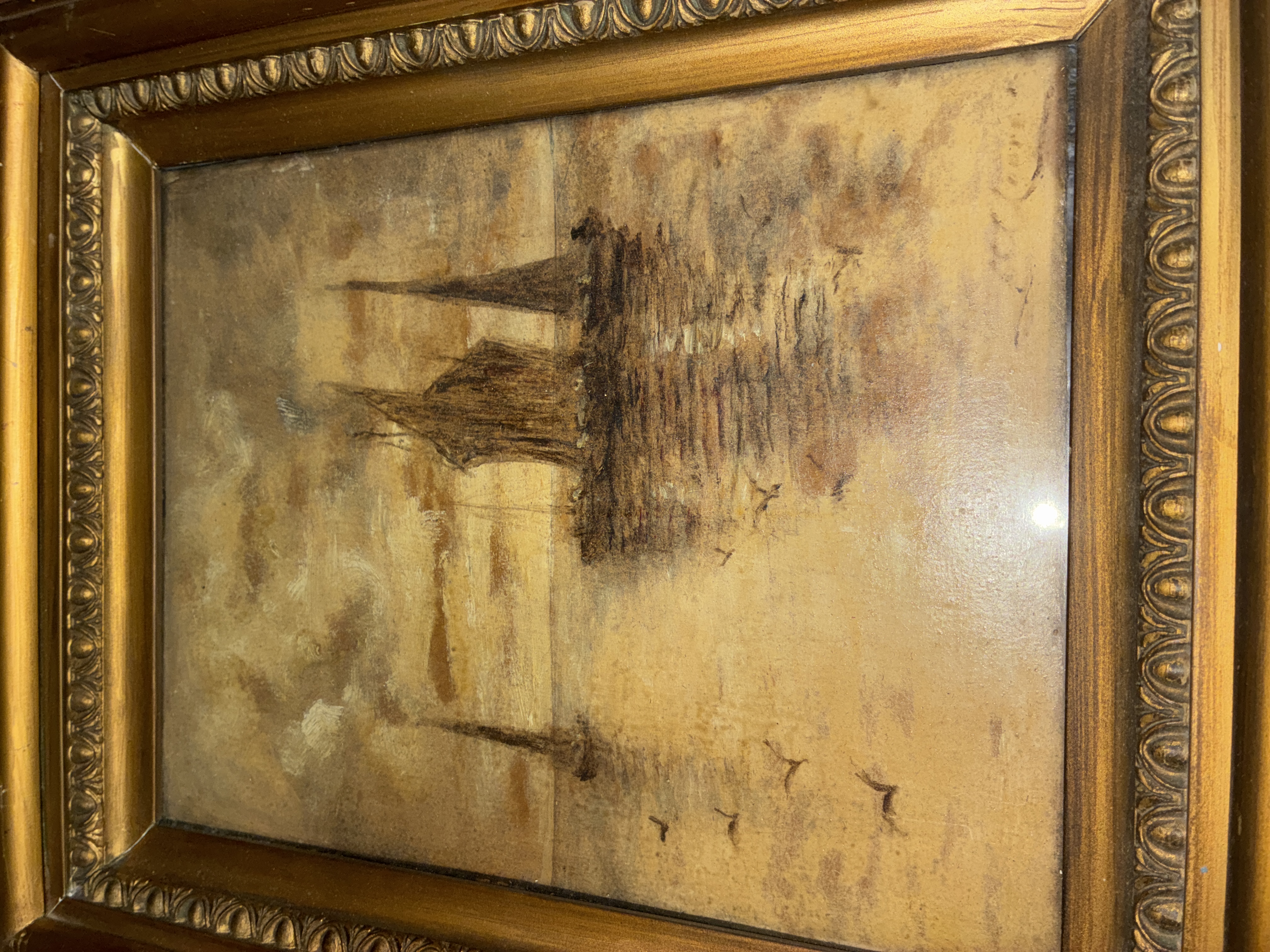 20th Century Judaica Portrait Oil Painting thumbnail 2