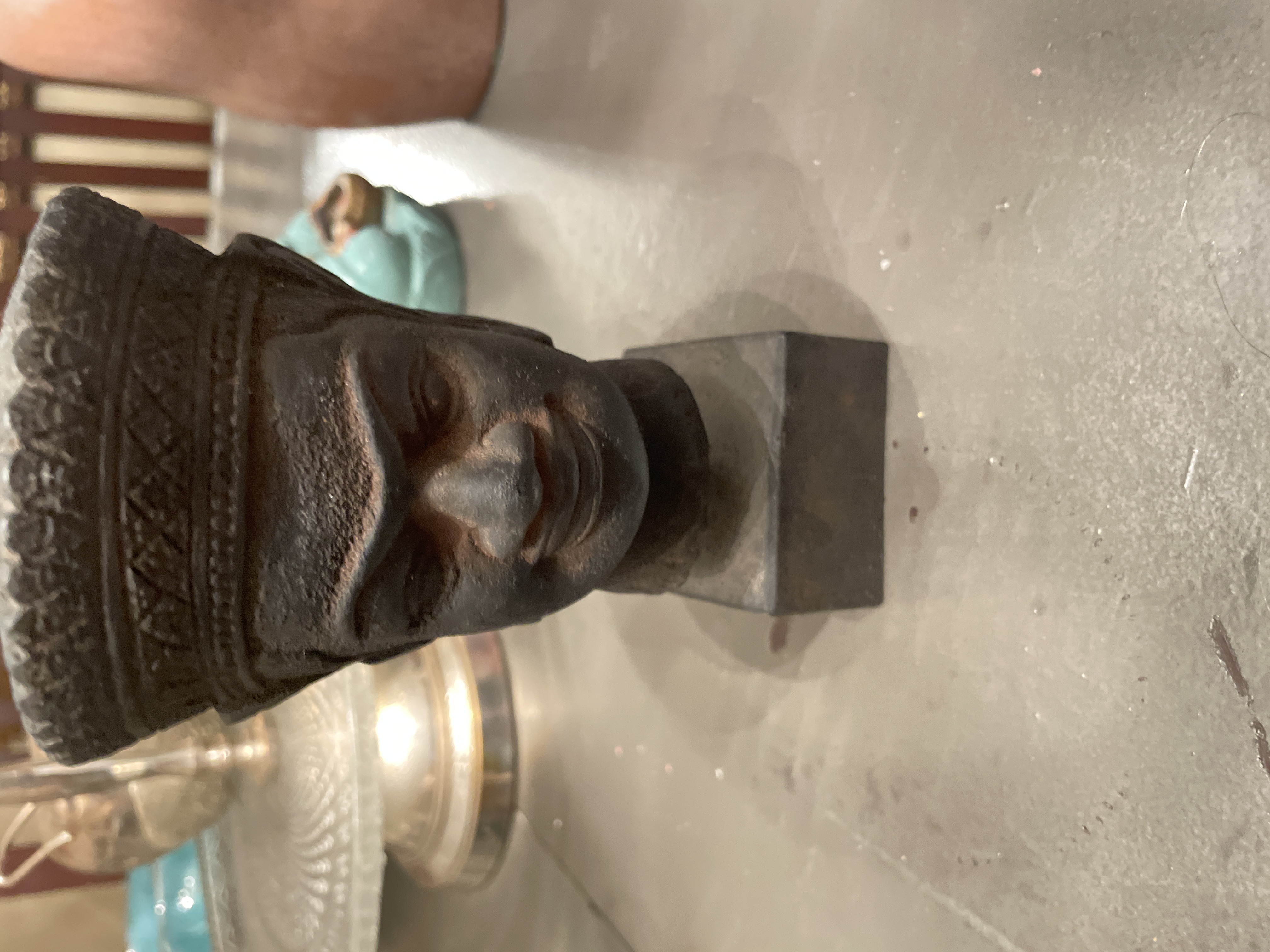 Angkor Wat Style Bronze Bust