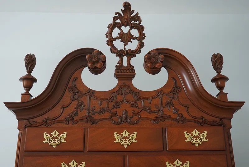 Chippendale Style Mahogany Highboy