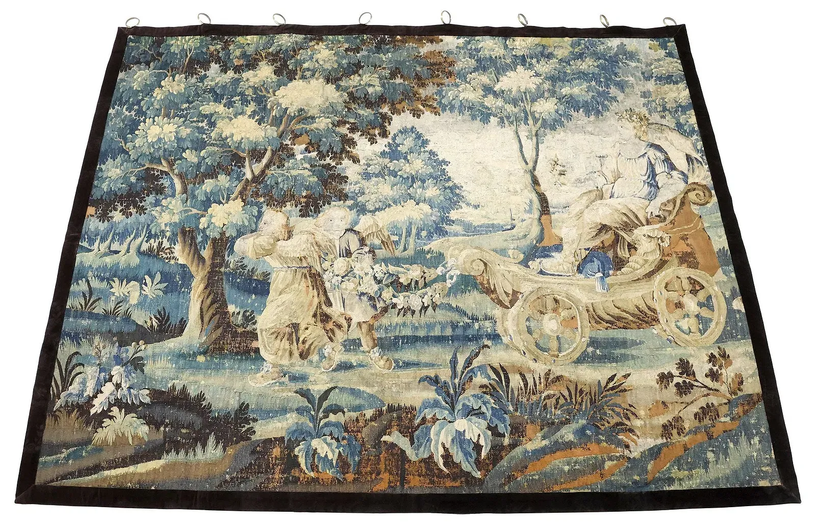 Baroque Style Flemish Wool Tapestry thumbnail 2