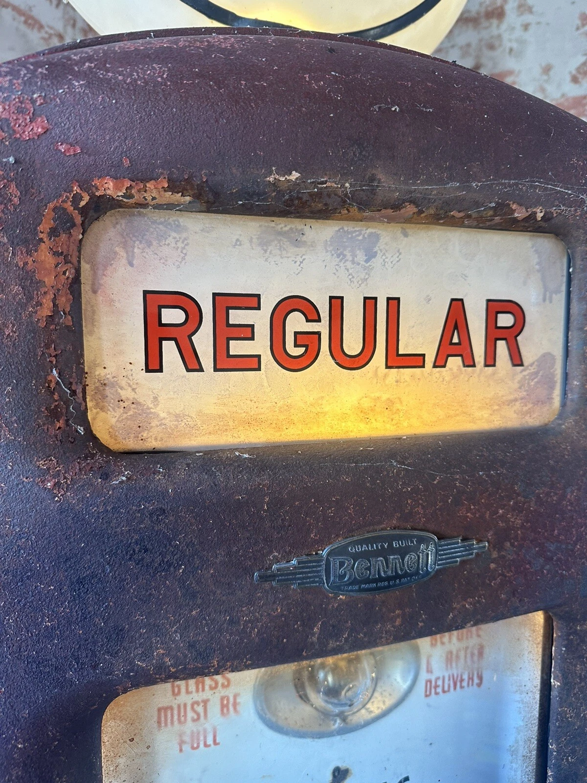 American Mid-Century Bennett Model 966 Texaco Fire-Chief Gasoline Visible Gas Pump thumbnail 5