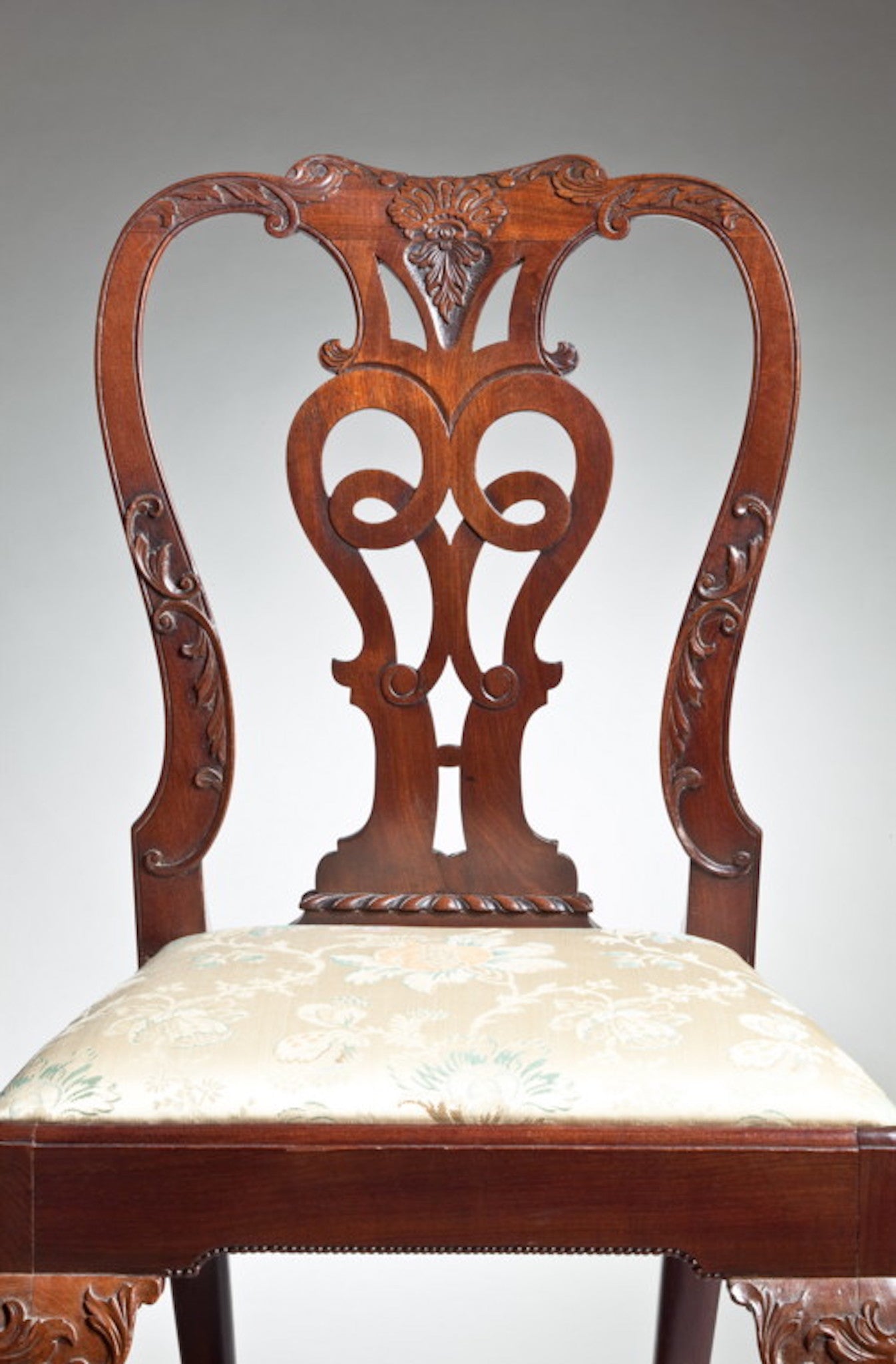 George II Carved Mahogany Dining Chairs (set of 8) thumbnail 5