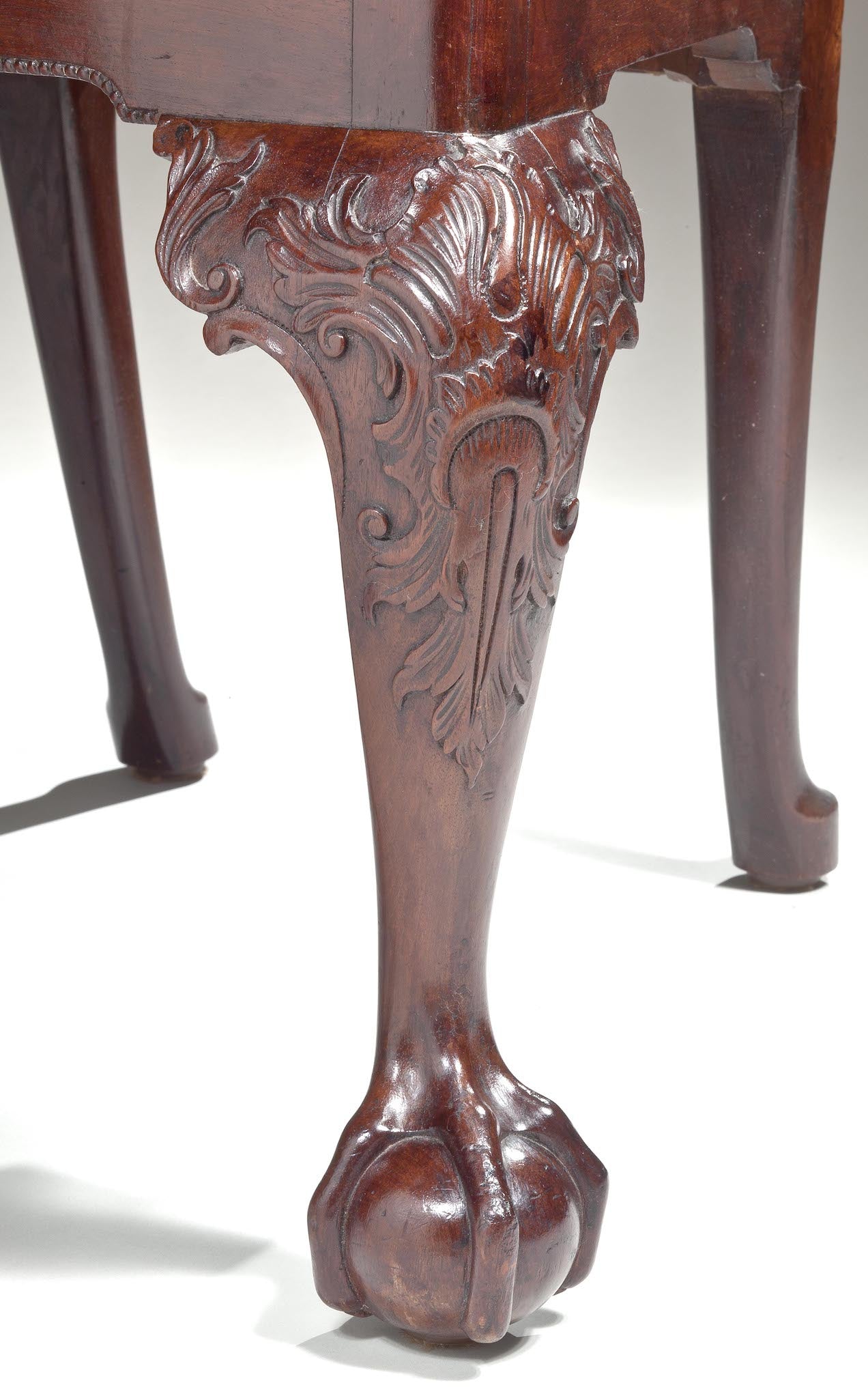 George II Carved Mahogany Dining Chairs (set of 8) thumbnail 6