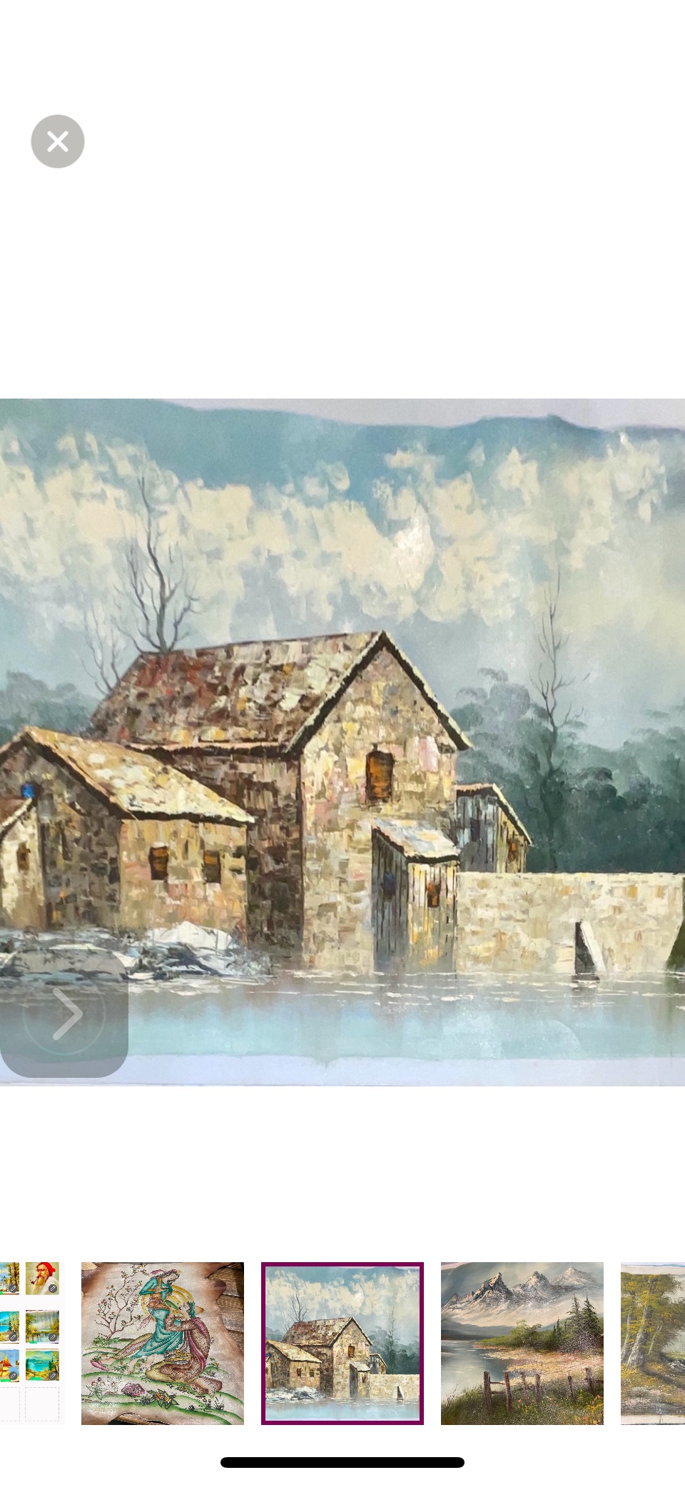 Impressionist Style Landscape Painting