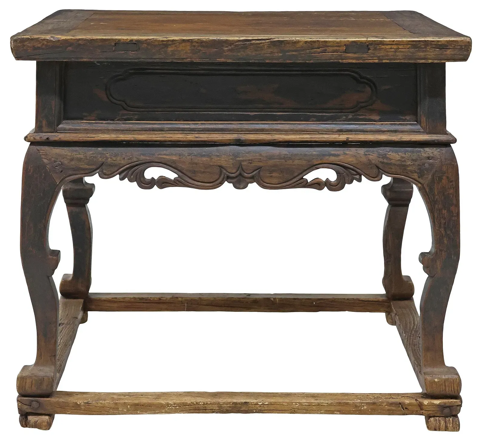 Chinese Qing Style Elmwood Low Table thumbnail 2