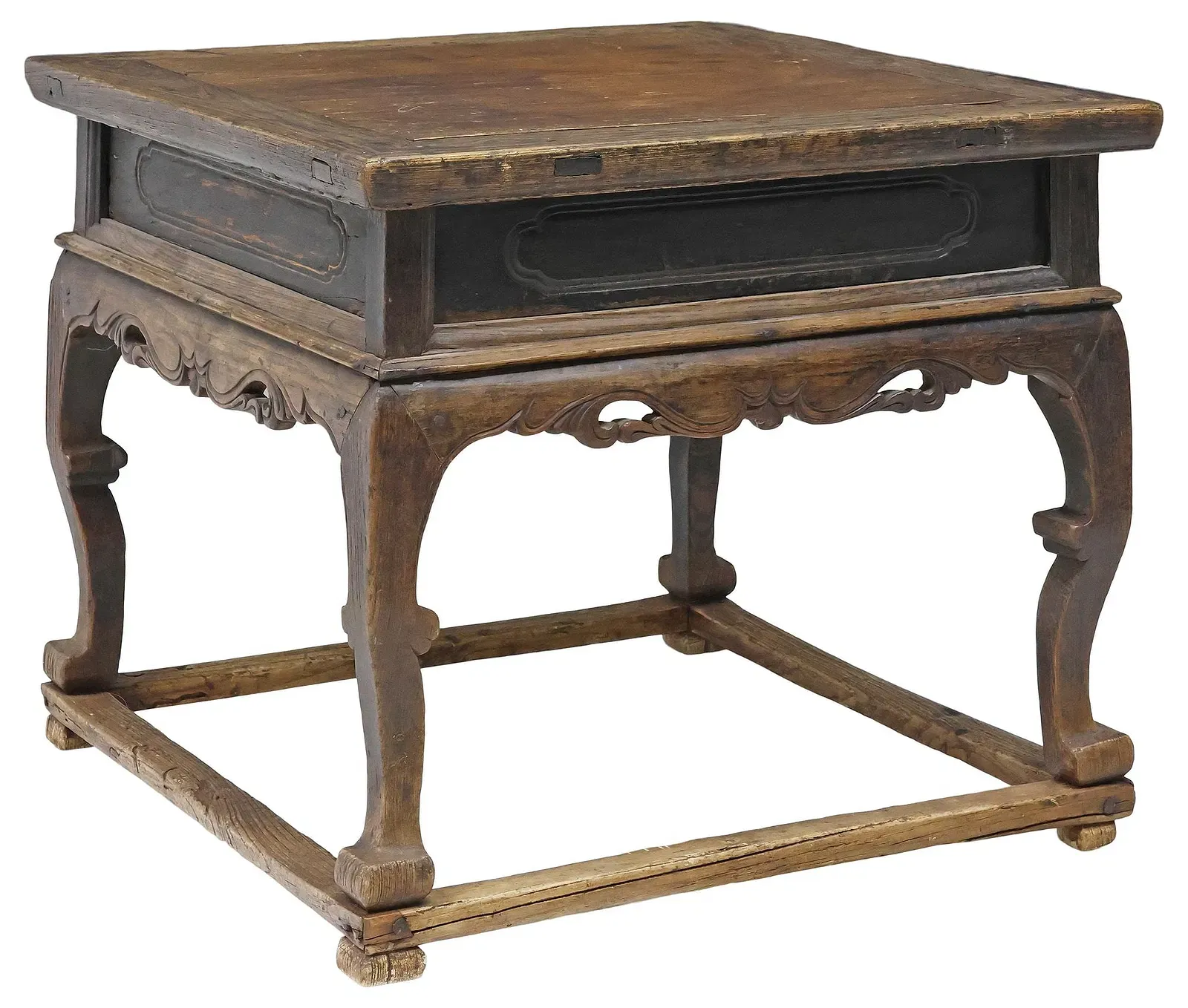 Chinese Qing Style Elmwood Low Table thumbnail 4