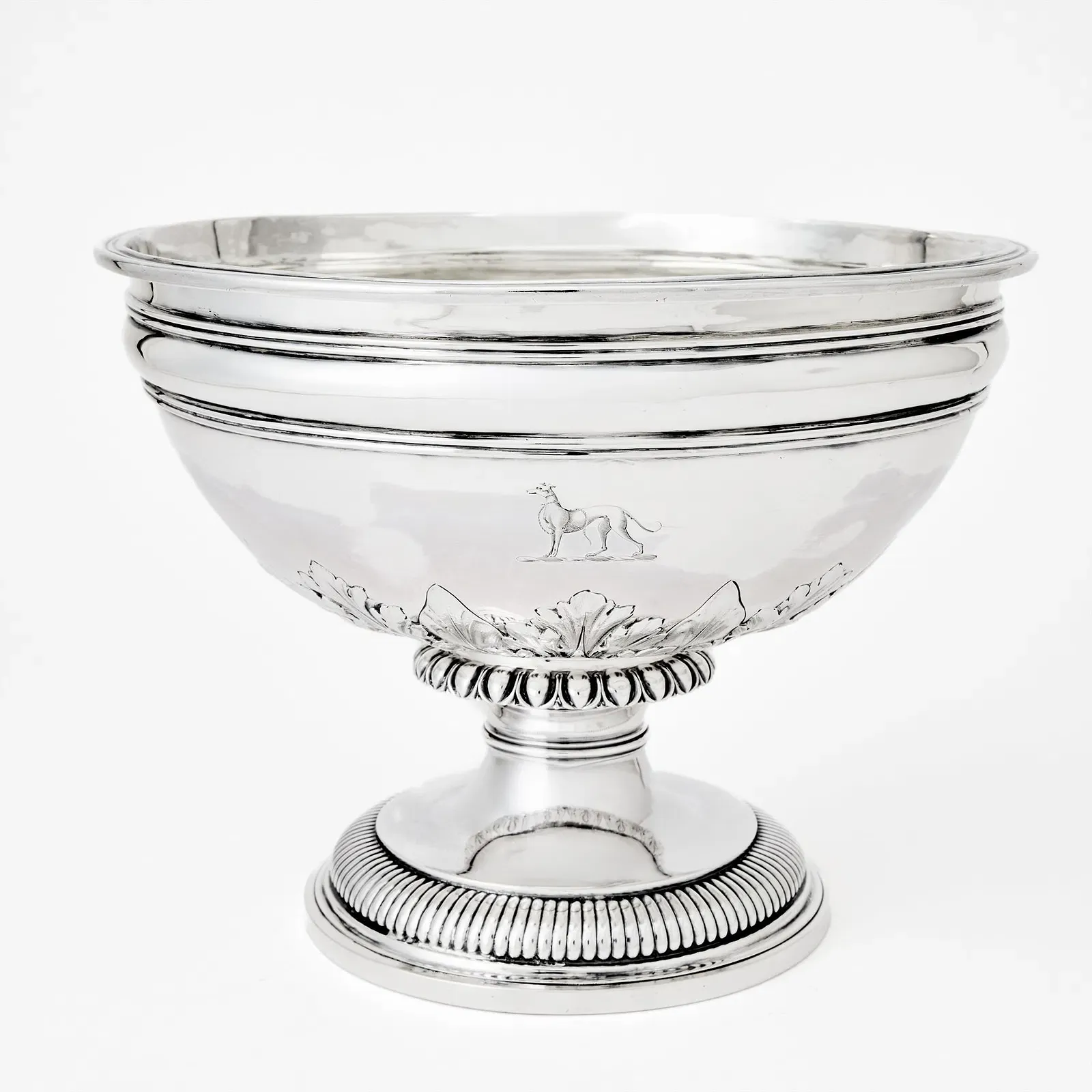 English Regency Period Sterling Silver Pedestal Bowl