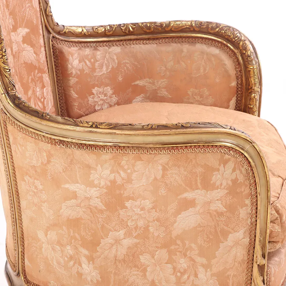 Louis XV Style Giltwood Fauteuil Armchair thumbnail 5