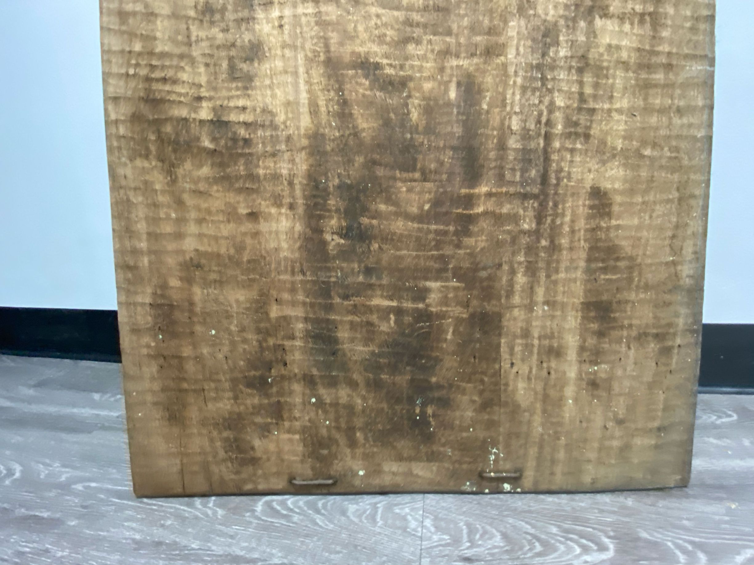 Pair of Mid‑20th Century Yoruba Style Carved Narrative Wooden Door Panels thumbnail 7