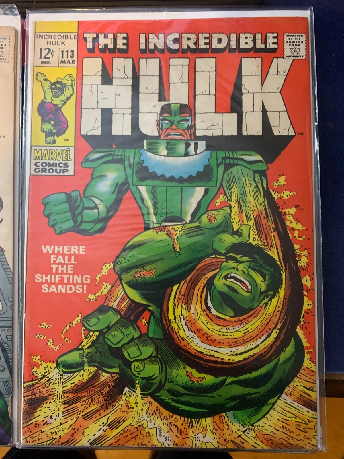 Silver Age Marvel Comics The Incredible Hulk Group of 10 Comic Books (#106-117, incomplete run) thumbnail 12