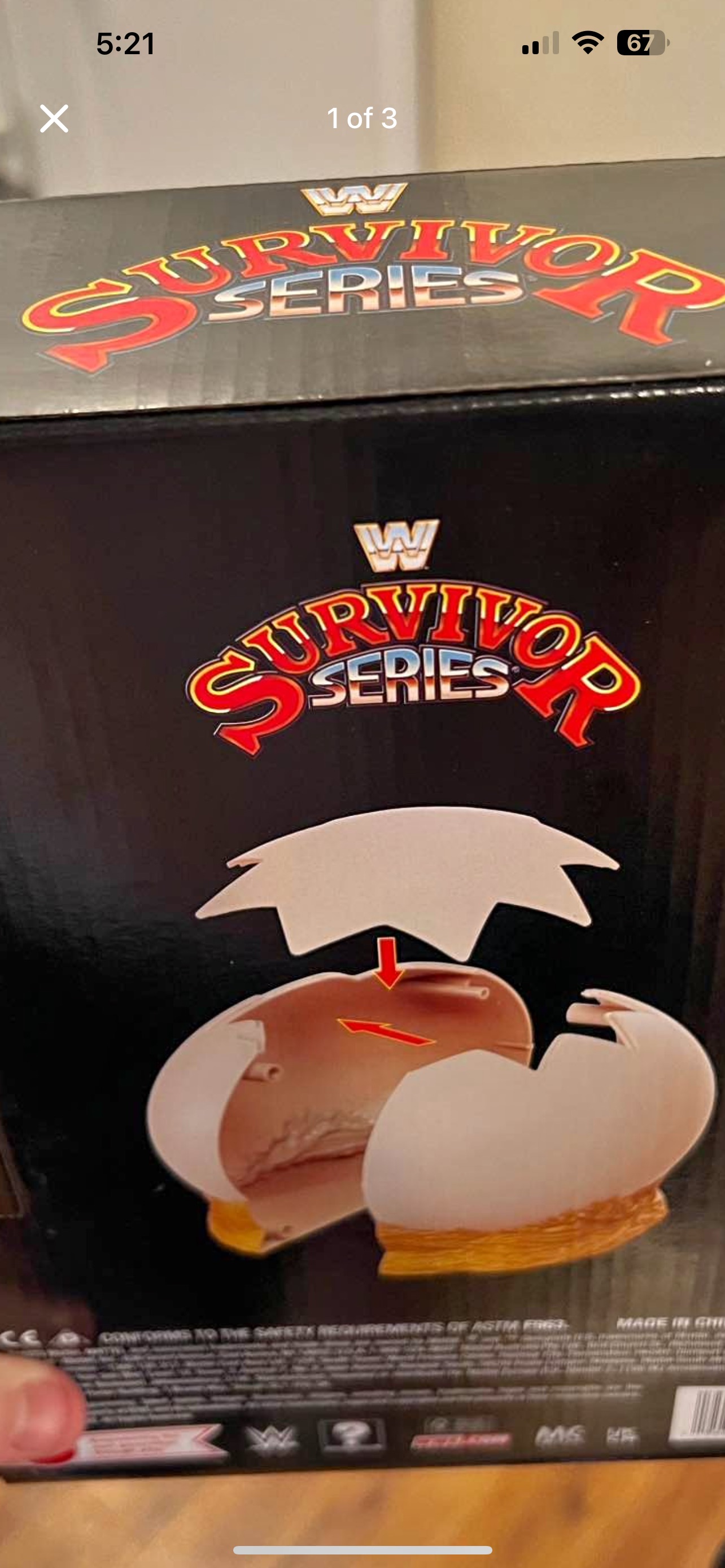 WWF Survivor Series Mystery Egg Collectible