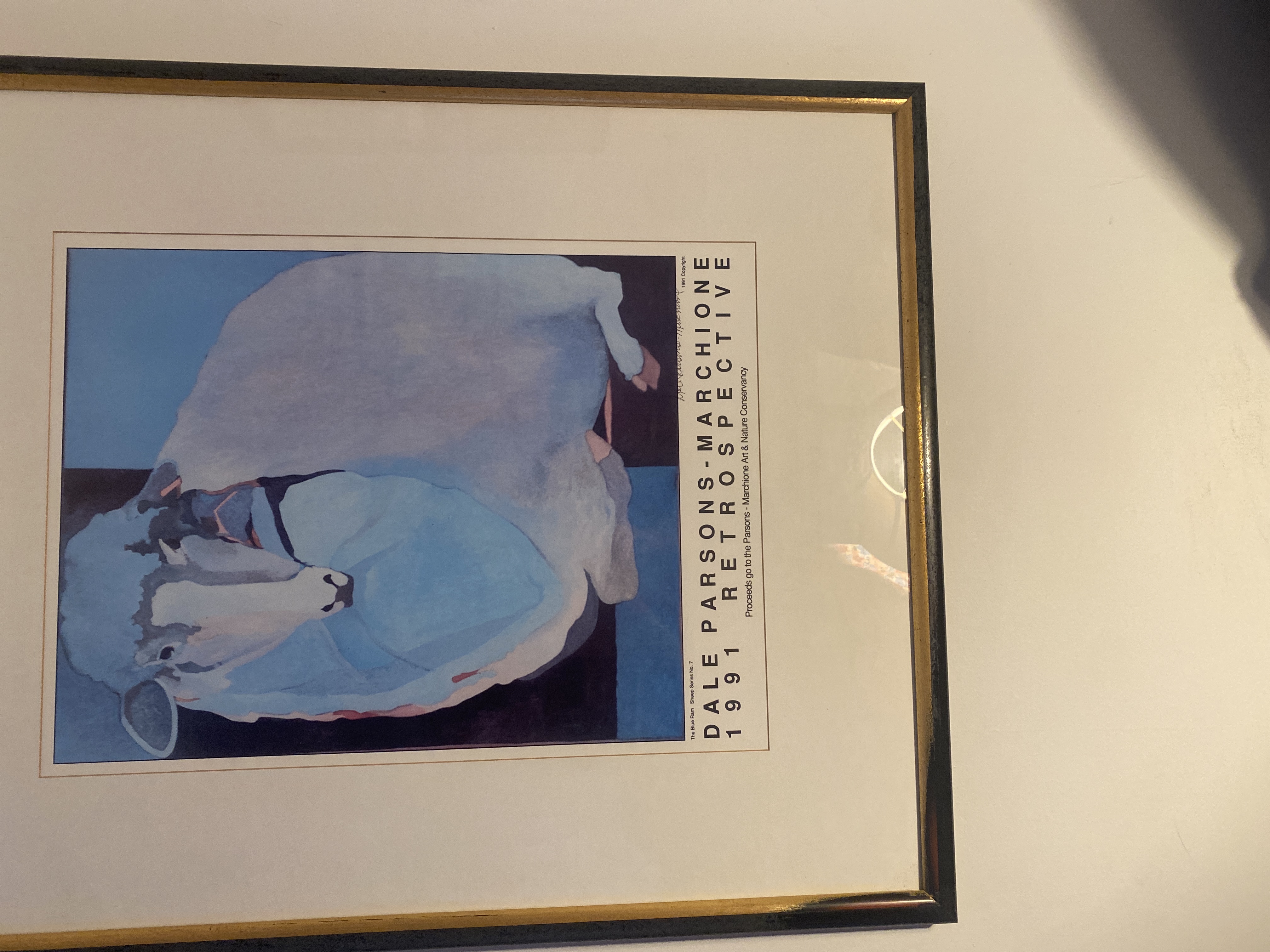 Dale Parsons-Marchione 1991 Retrospective Poster