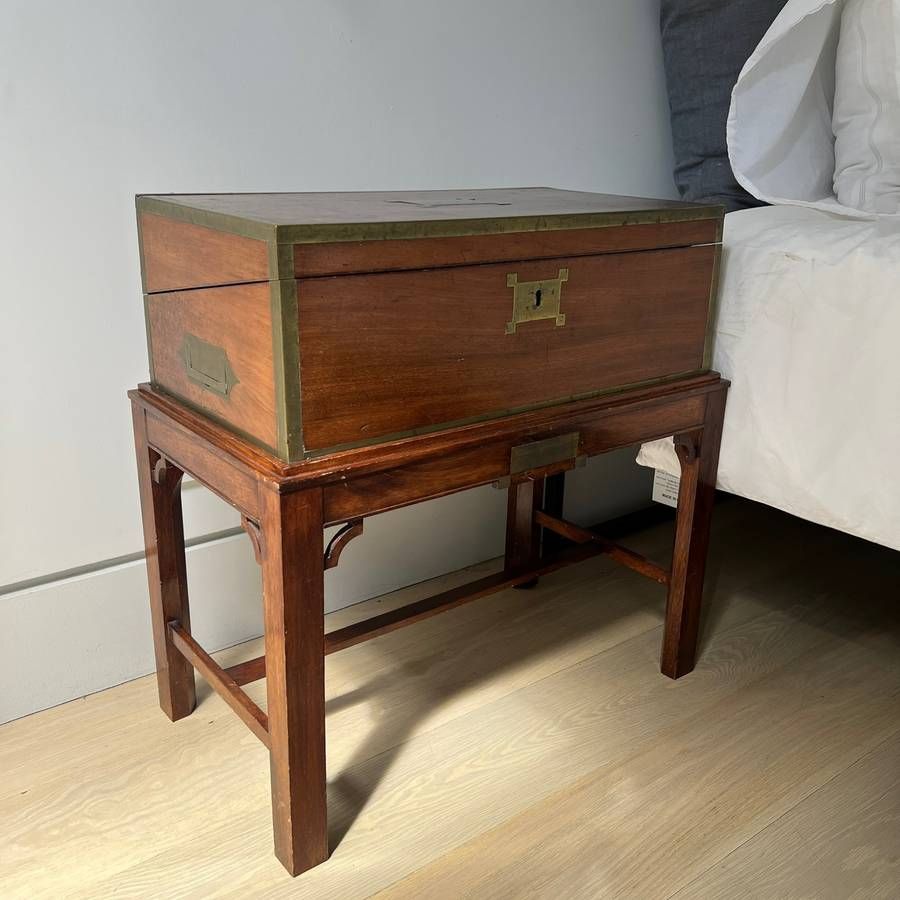 British Campaign Period Mahogany Writing Slope