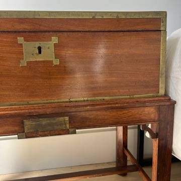 British Campaign Period Mahogany Writing Slope thumbnail 8