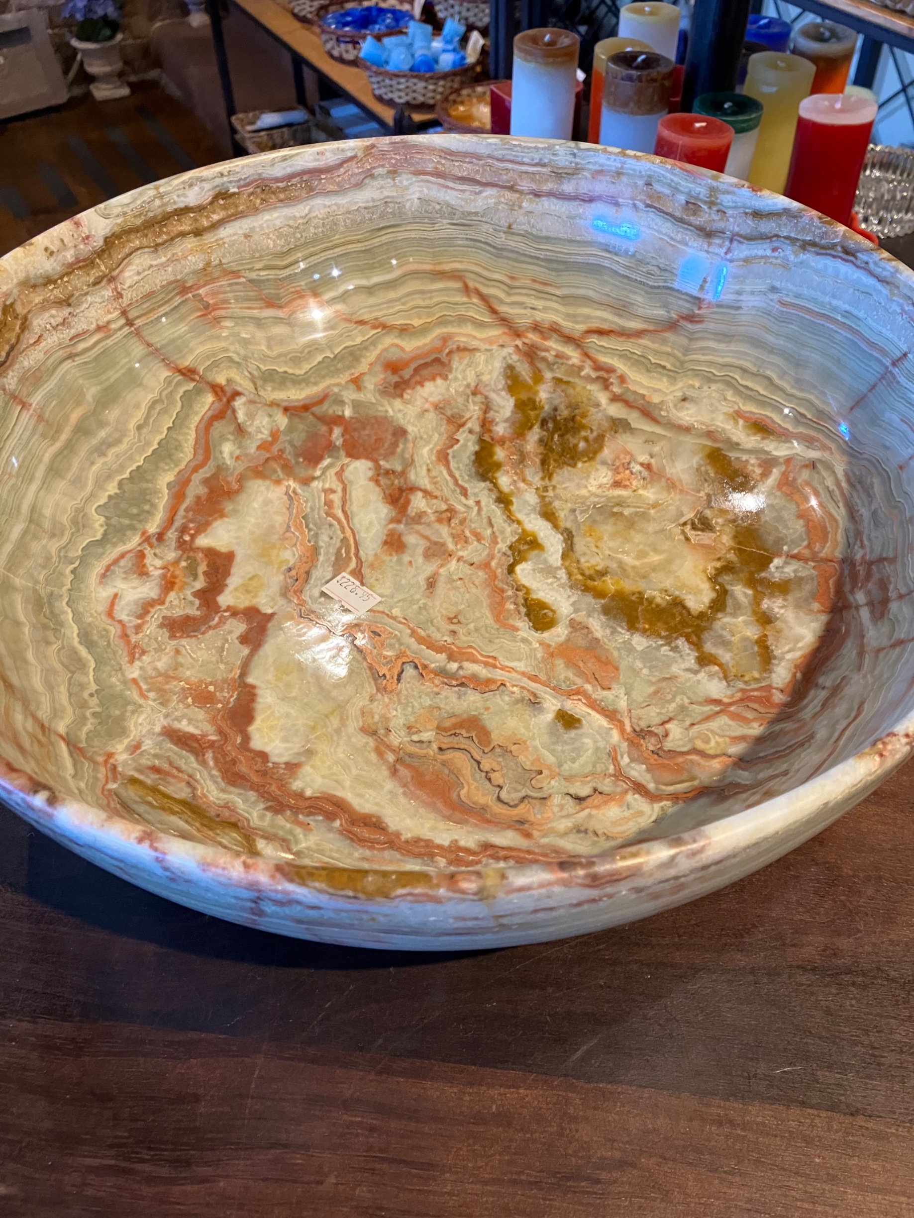Natural Onyx Decorative Bowl