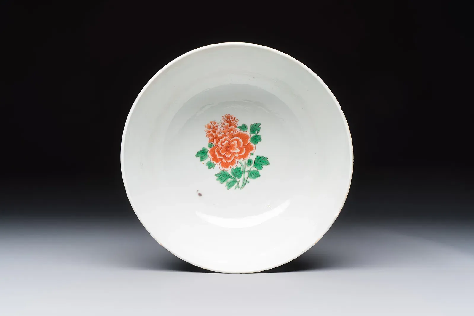 Chinese Kangxi Period Famille Verte Porcelain Bowl with Yongji Tang Hall Mark thumbnail 5