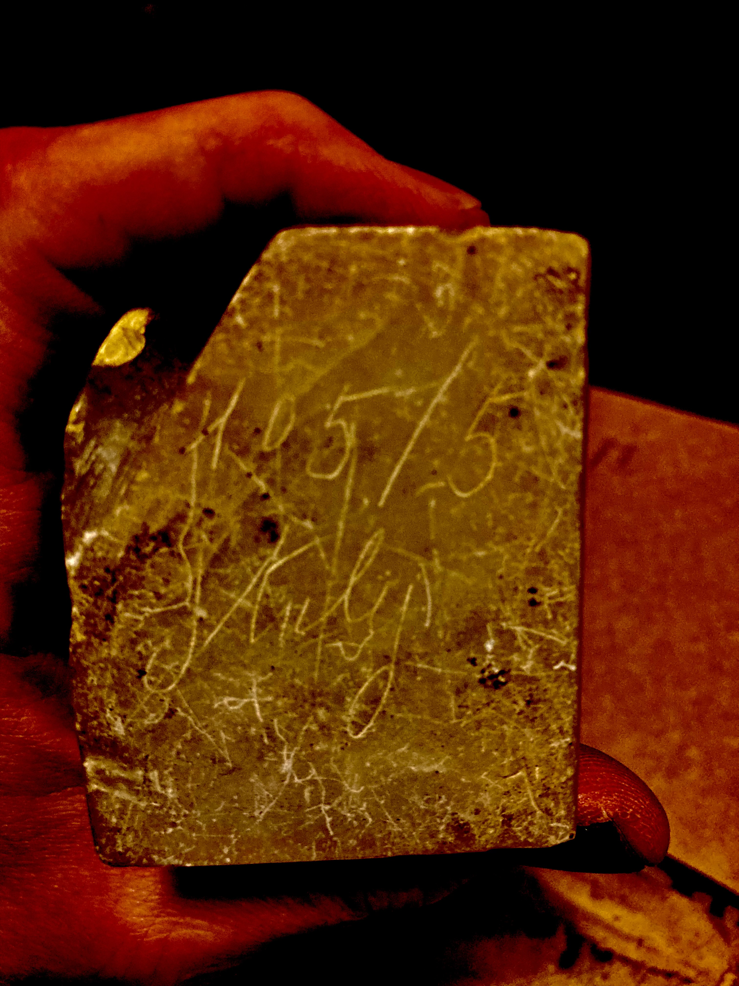Stone Fragment with Inscription
