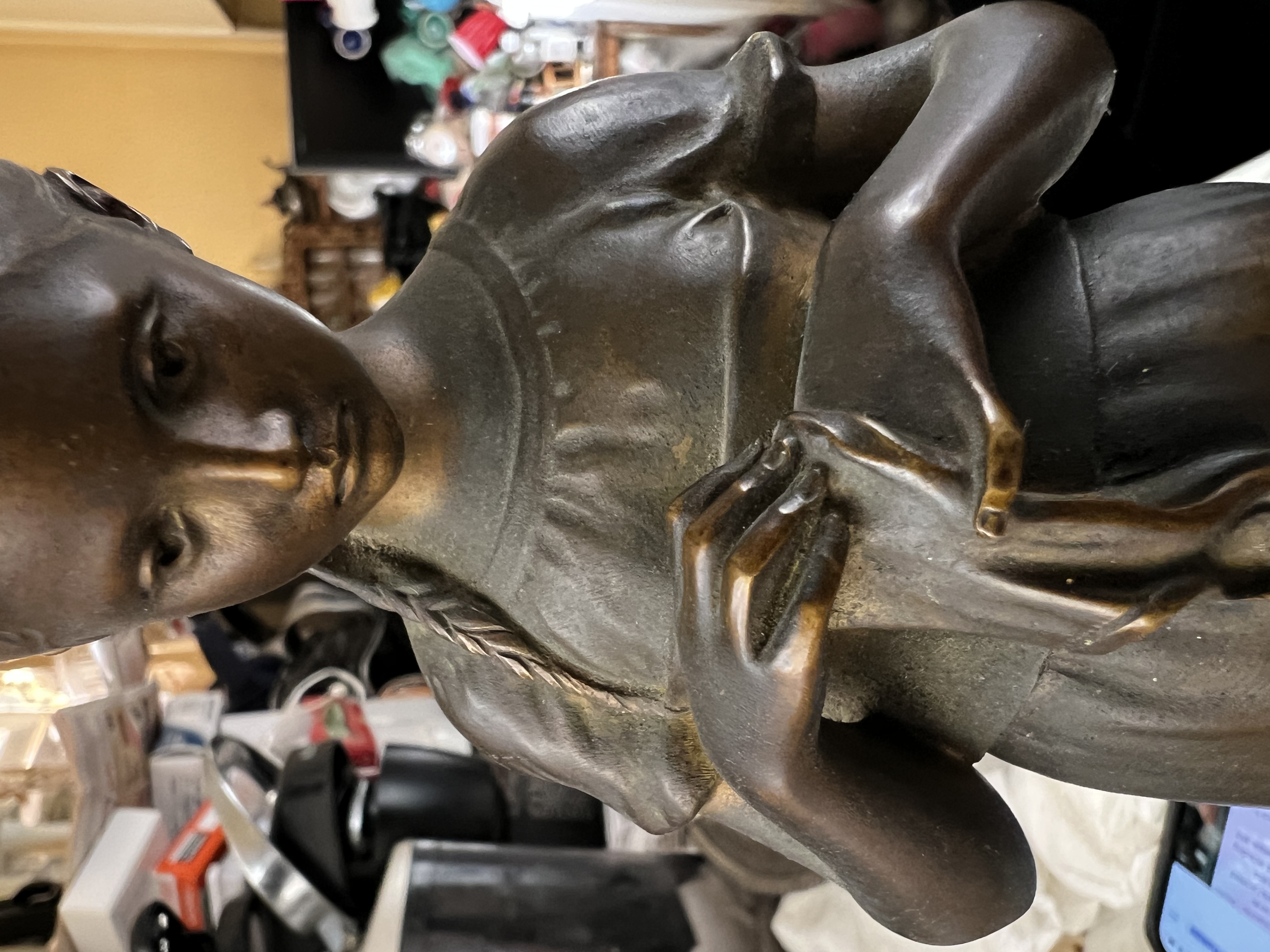 Bronze Figure of a Young Girl