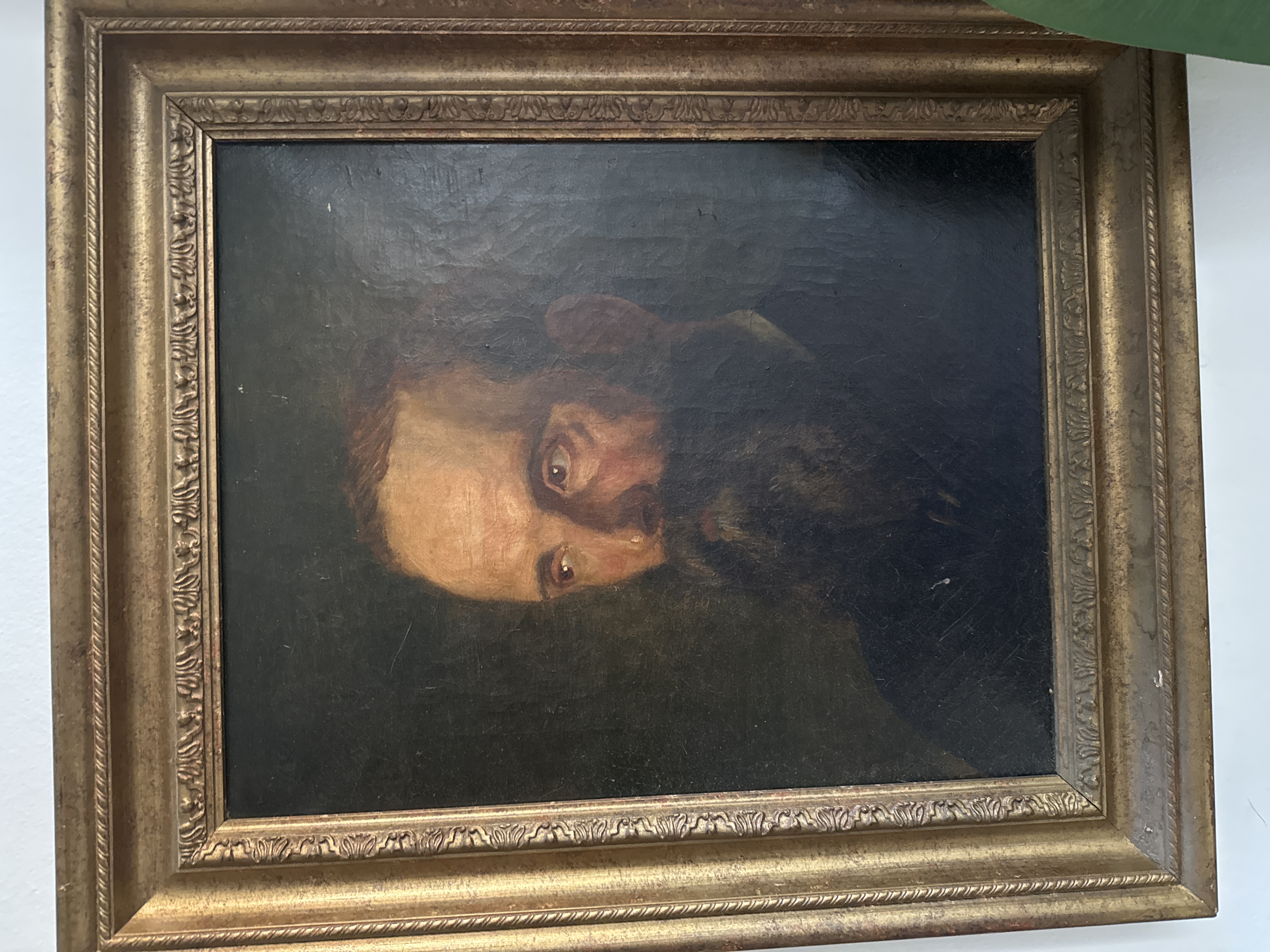 European Late 19th Century Oil Portrait