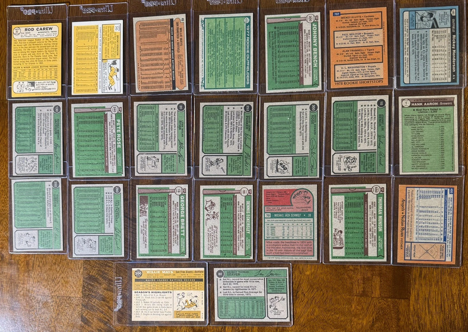 1970s Topps Baseball Cards Collection thumbnail 4