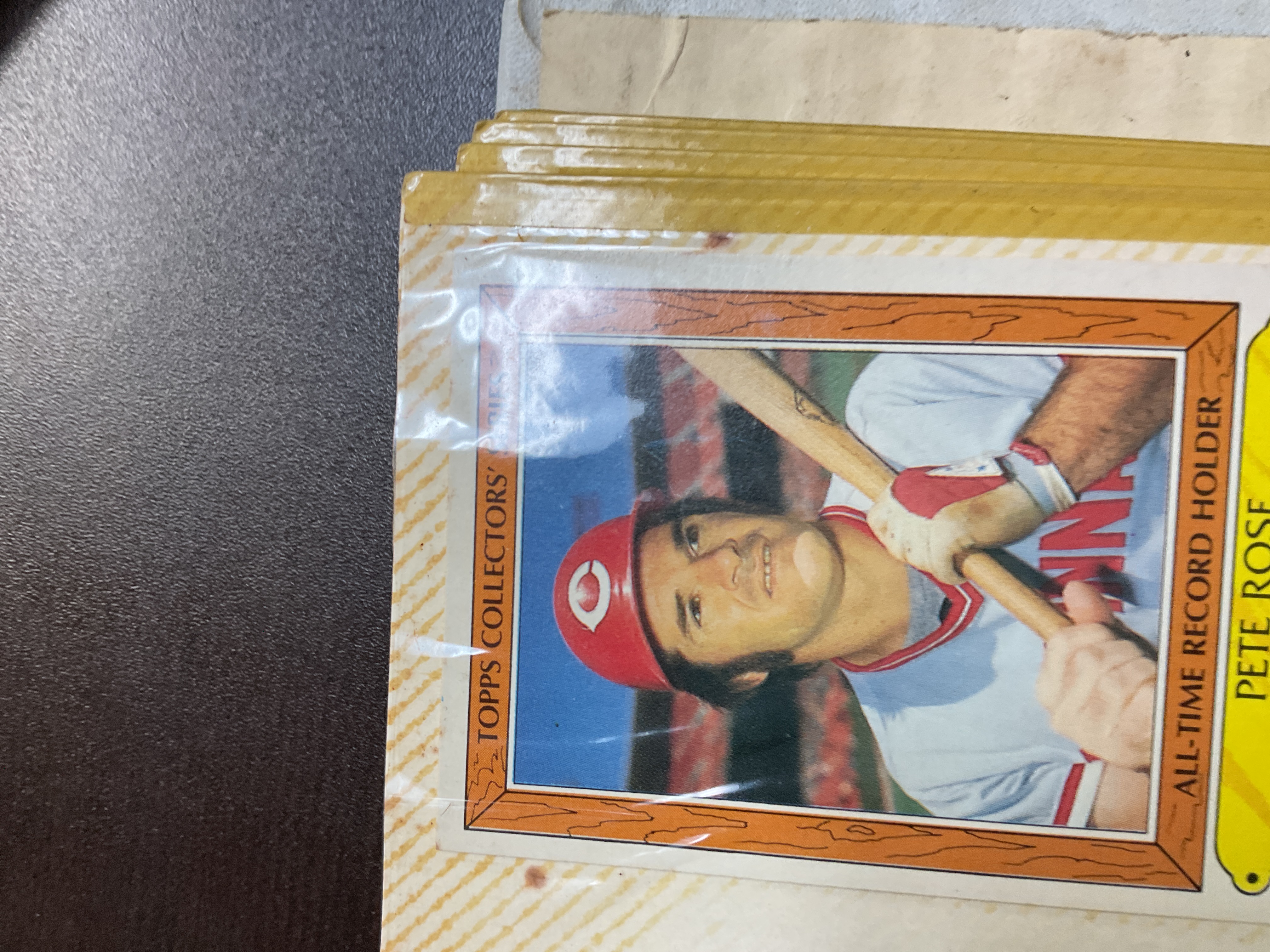 1986 Topps Collectors' Series Pete Rose All-Time Record Holder Baseball Card