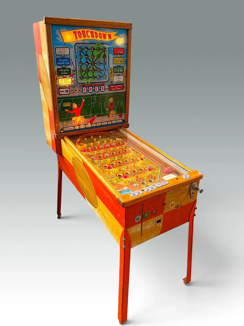 Bally 'Touchdown' Bingo Pinball Machine