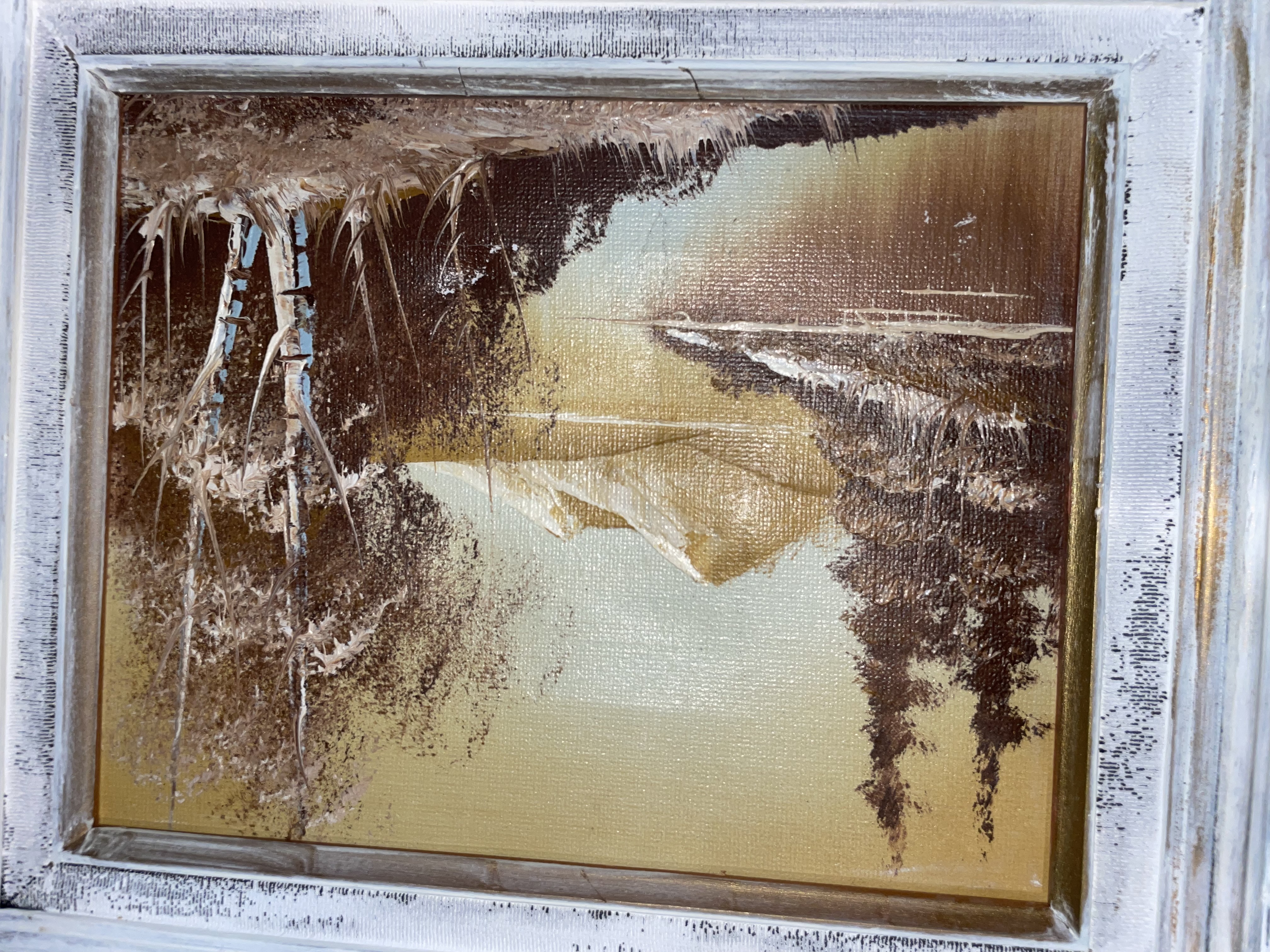 20th Century Oil on Canvas Landscape