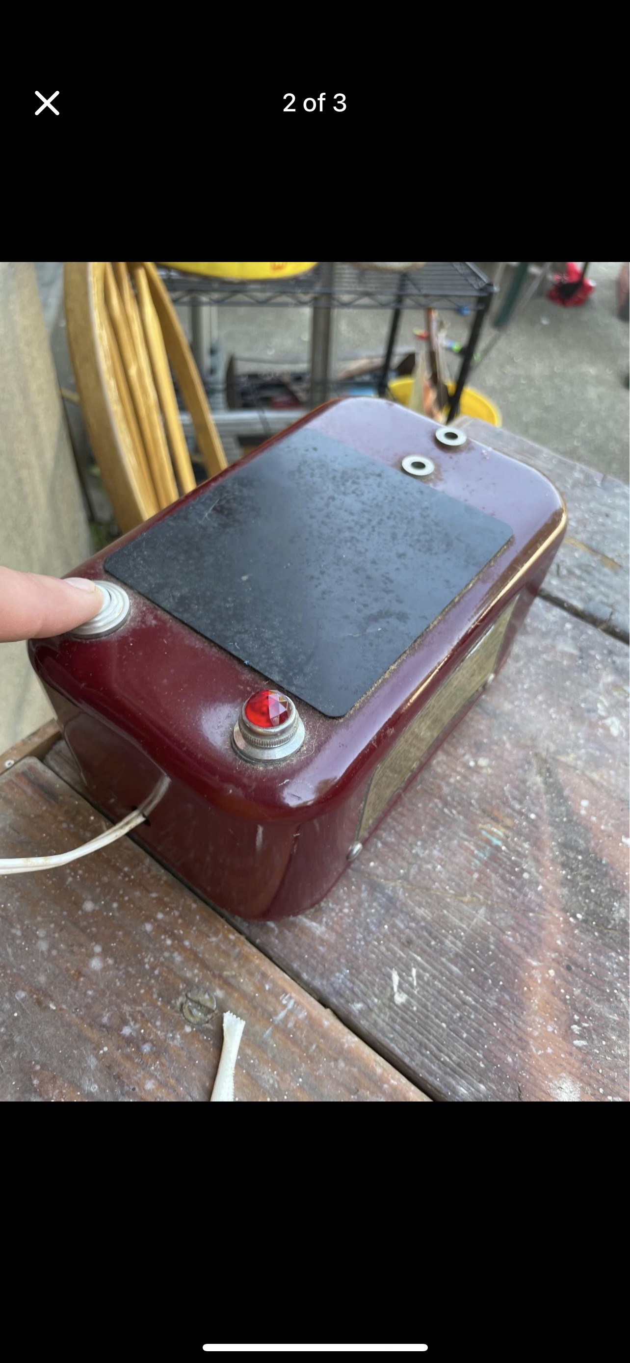 Vintage Bakelite Radio