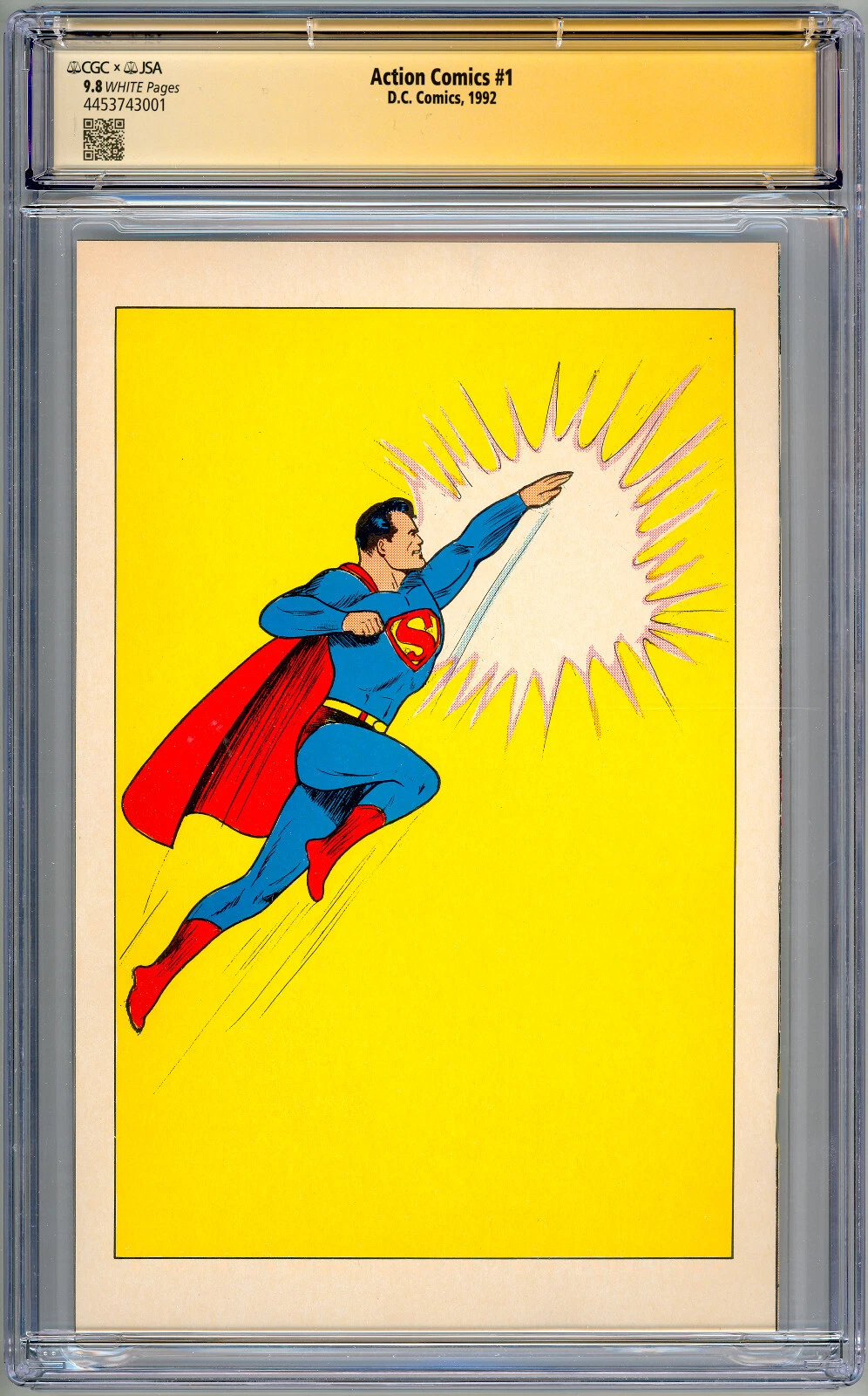 Golden Age DC Comics Action Comics Group, including 1992 Action Comics #1 Reprint and 1938 Action Comics #2, #3, #4, and #5 thumbnail 7
