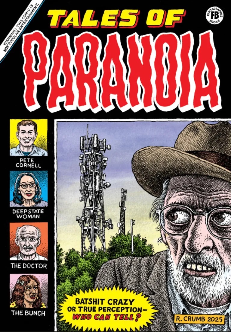 Modern Comic Art Cover 'Tales of Paranoia'