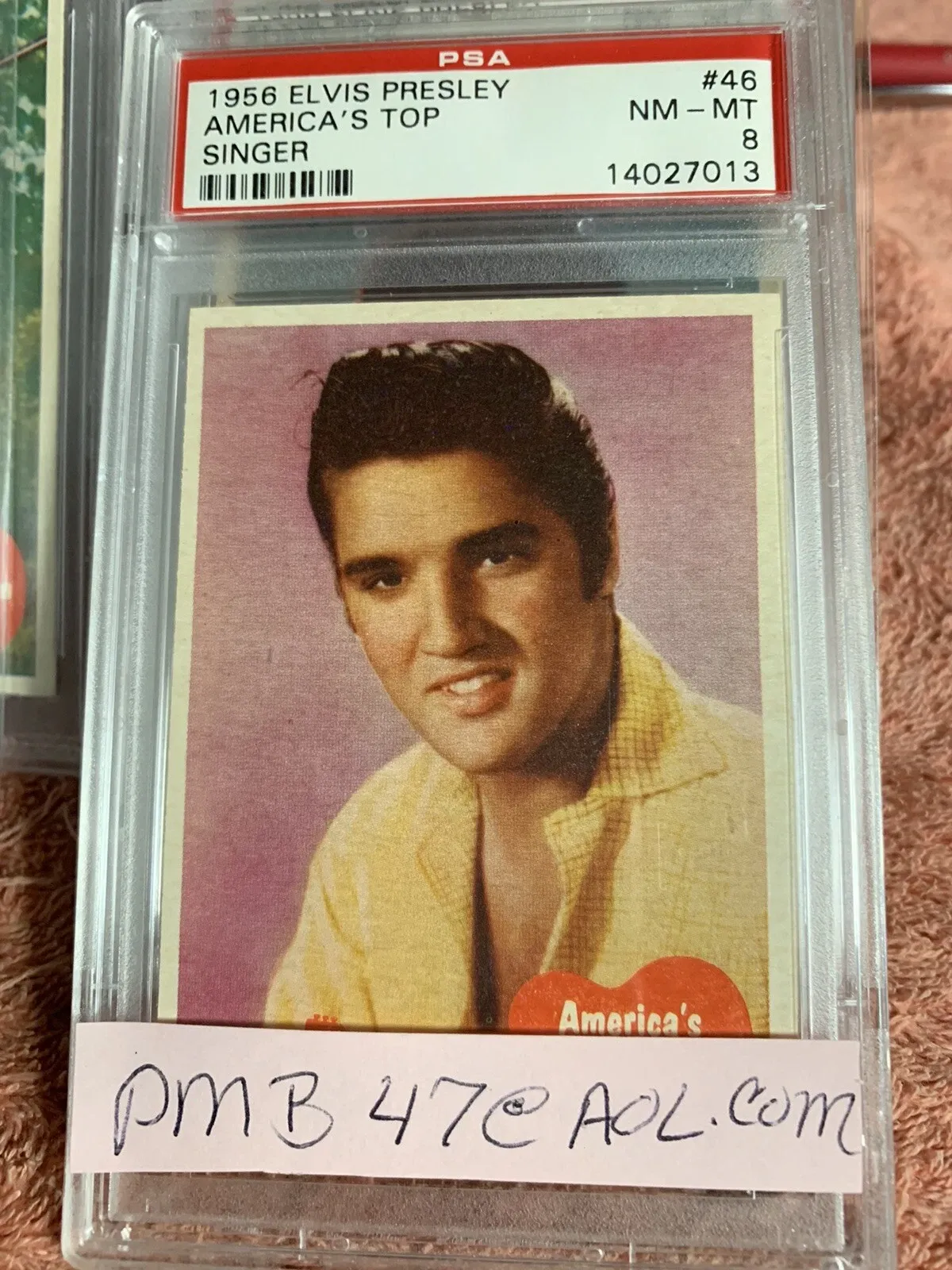 1956 Elvis Presley PSA-Graded Bubble Gum Trading Card Group thumbnail 11