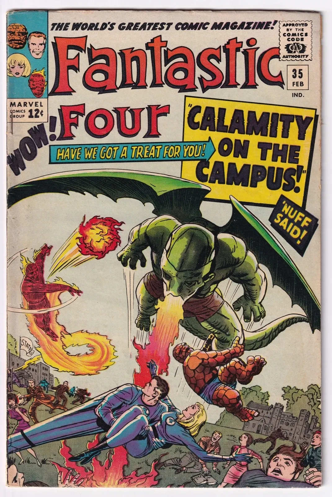 Silver Age Marvel Comics Fantastic Four #35