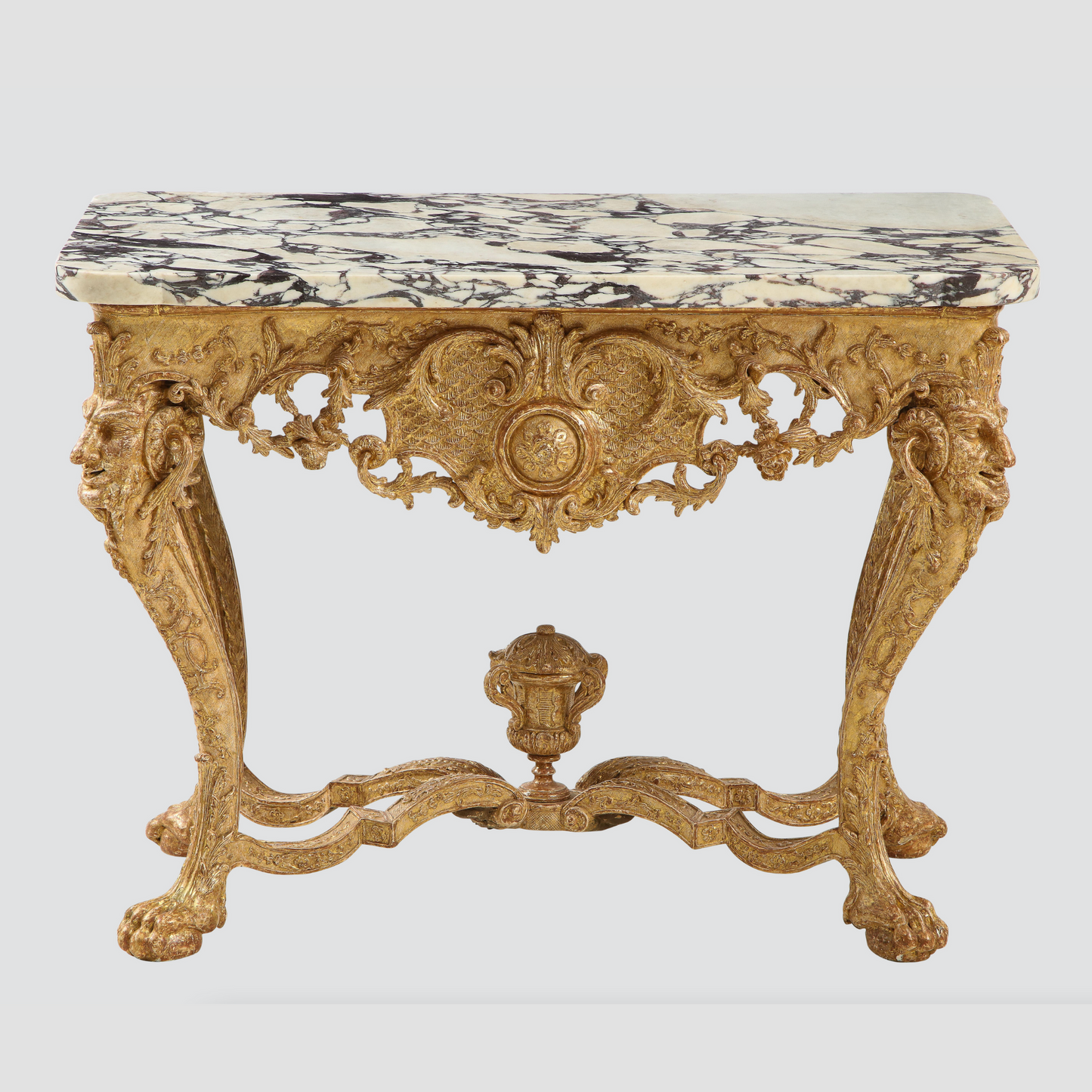 German Rococo Giltwood Console Table thumbnail 5
