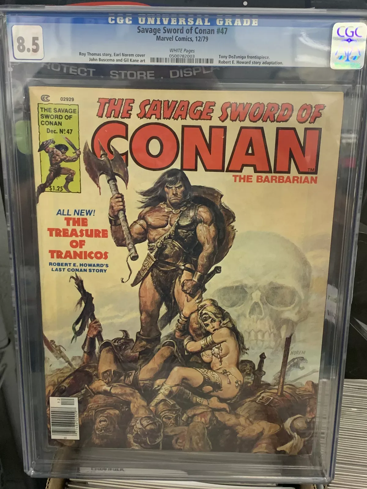 CGC 8.5 Savage Sword of Conan #47 Comic Book